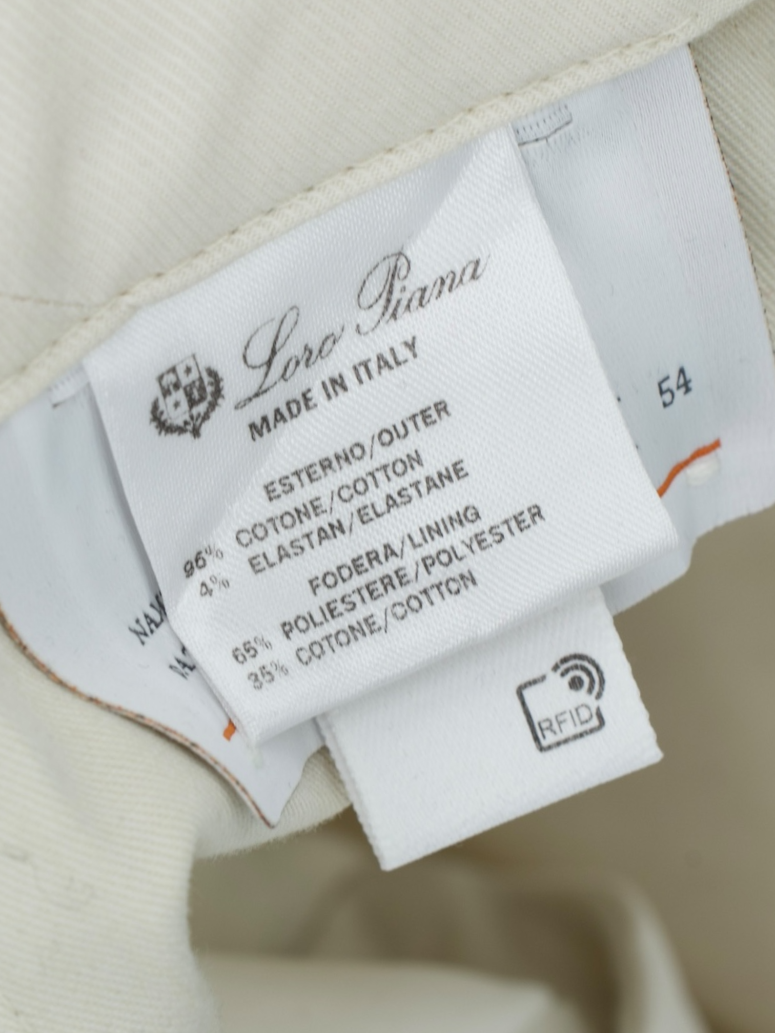 Loro Piana Offwhite Cotton-Stretch Twill Carlo Trousers