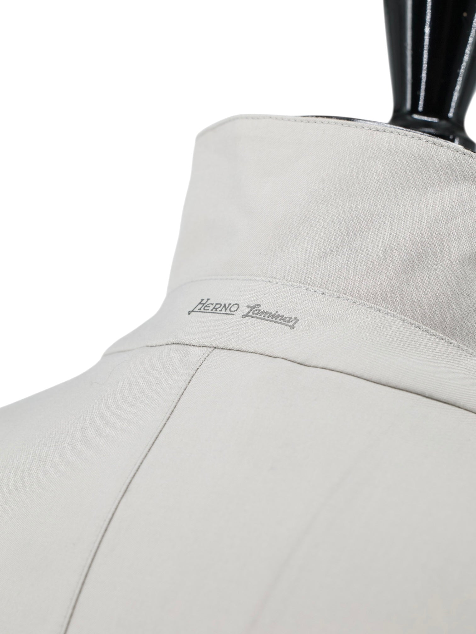 Herno Beige Laminar Waterproof Sartorial Engineering Raincoat