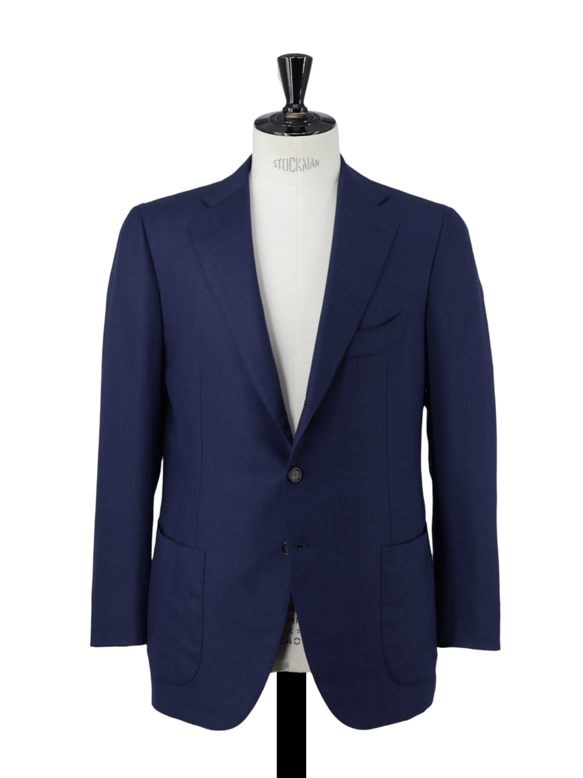 Cesare Attolini Marine Blue Super 120's Pinpoint Blazer Jacket
