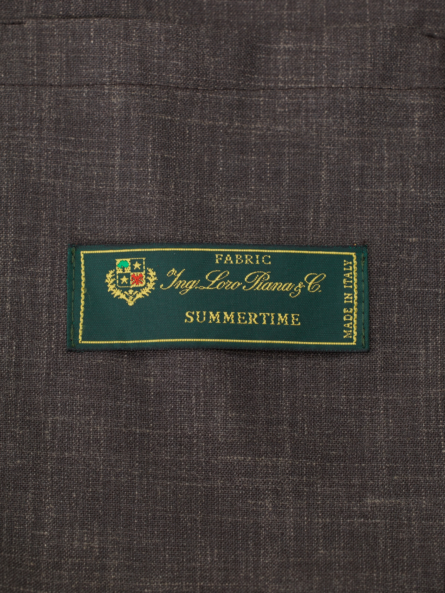 Berwich x Loro Piana Brown Wool, Silk & Linen Blouson Jacket
