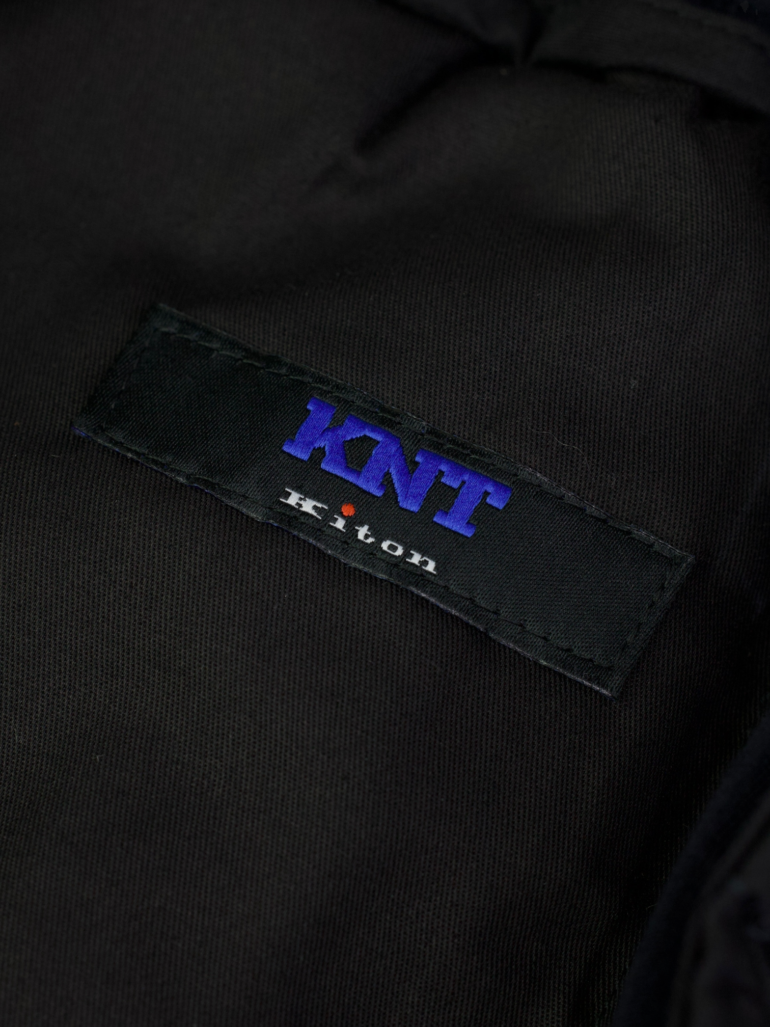 Kiton Navy 12.9 Micron Wool-Jersey Drawstring “KNT” Trousers