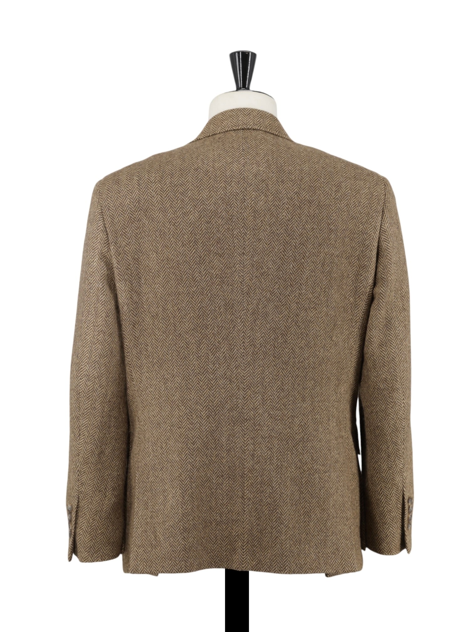 Ralph Lauren Brown Shetland-Tweed Herringbone "RL69" Jacket