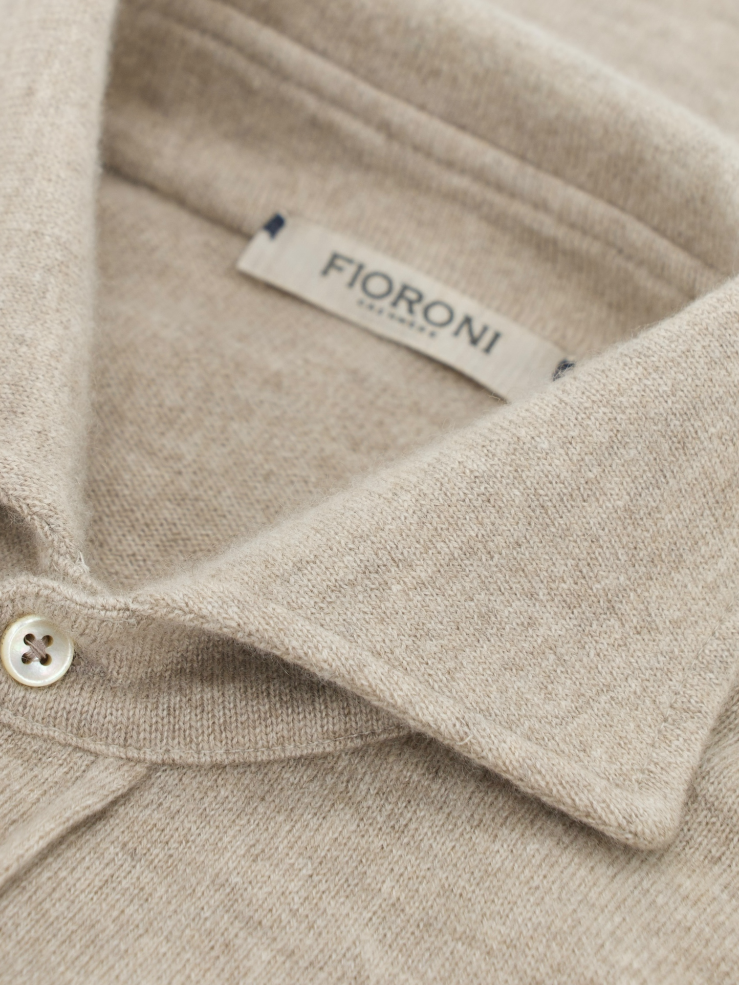 Fioroni Light Brown Pure Plushy-Cashmere Overshirt