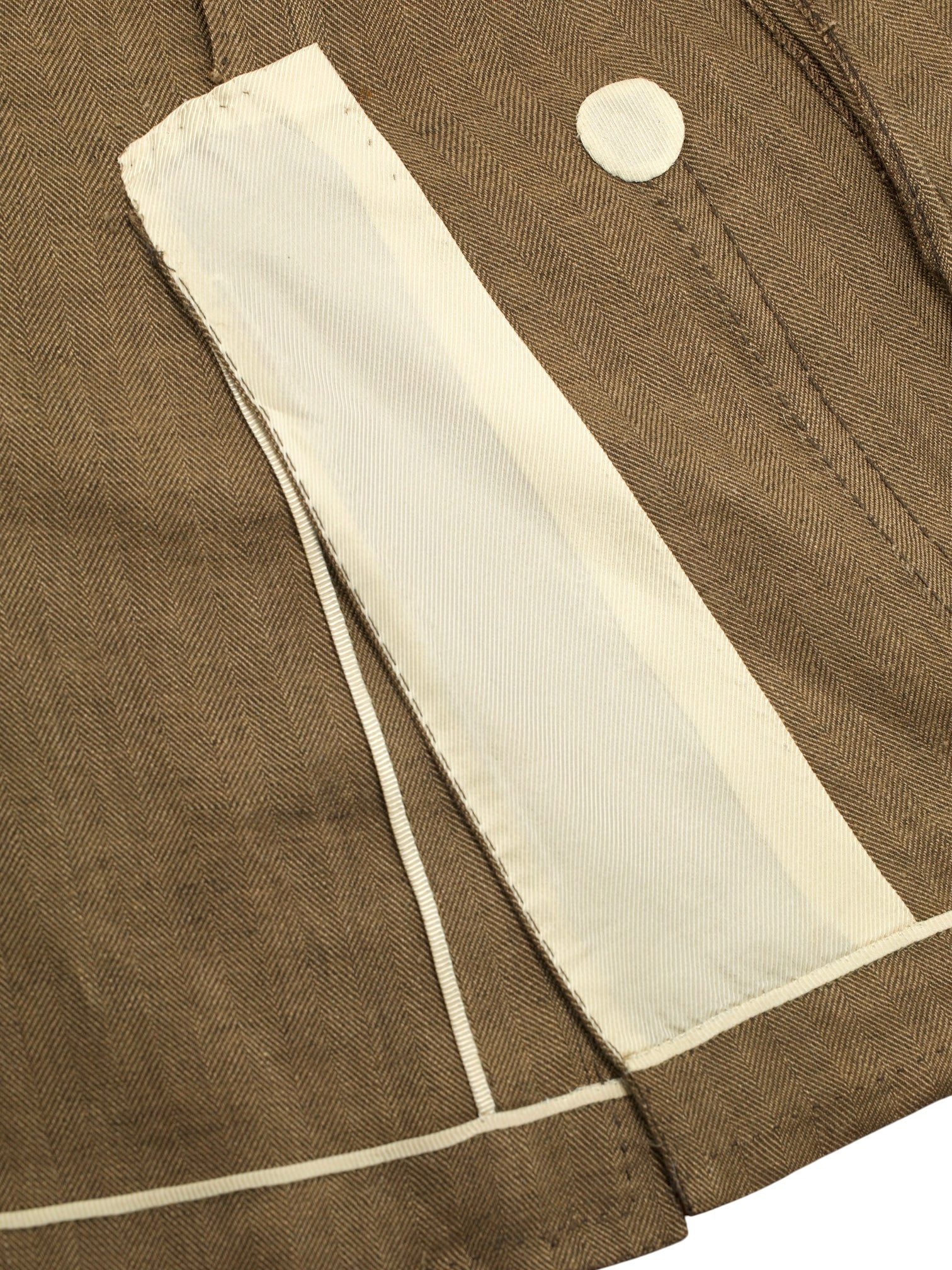 Cesare Attolini Tobacco Brown Pure-Linen Herringbone Summer Suit