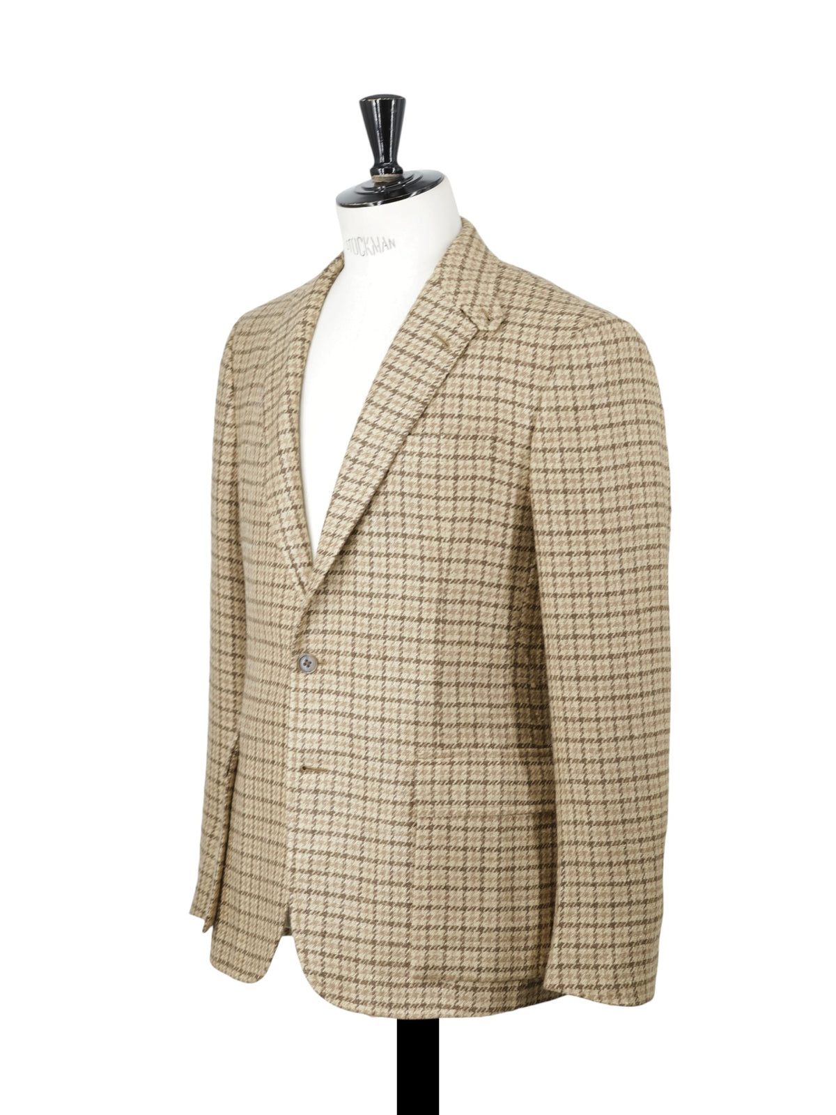 Ralph Lauren Purple Label Silk, Linen & Cashmere Gun Check Hacking Jacket