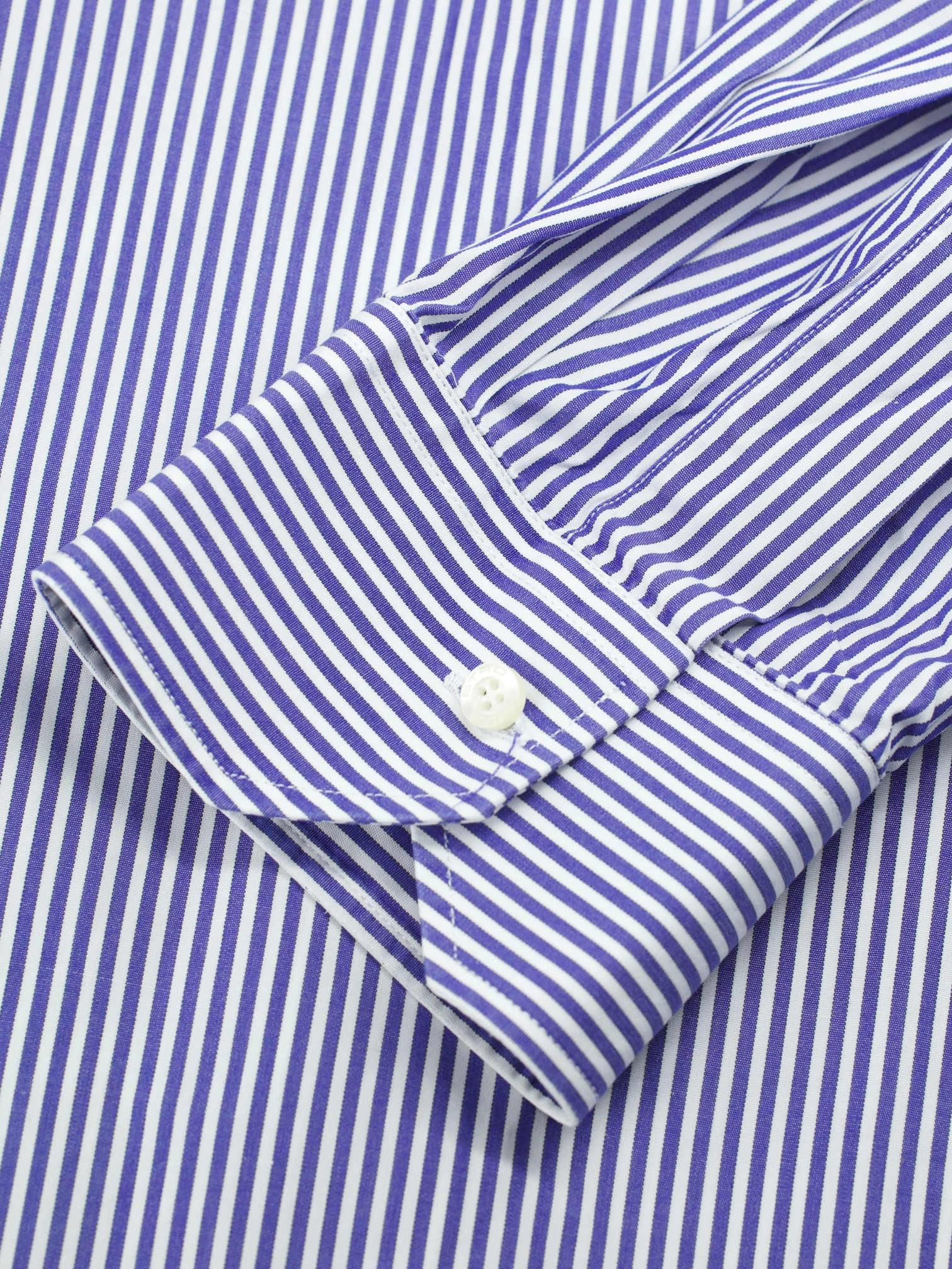 Etro Milano Blue & White Cotton Bengal-Stripe Relaxed-Fit Shirt