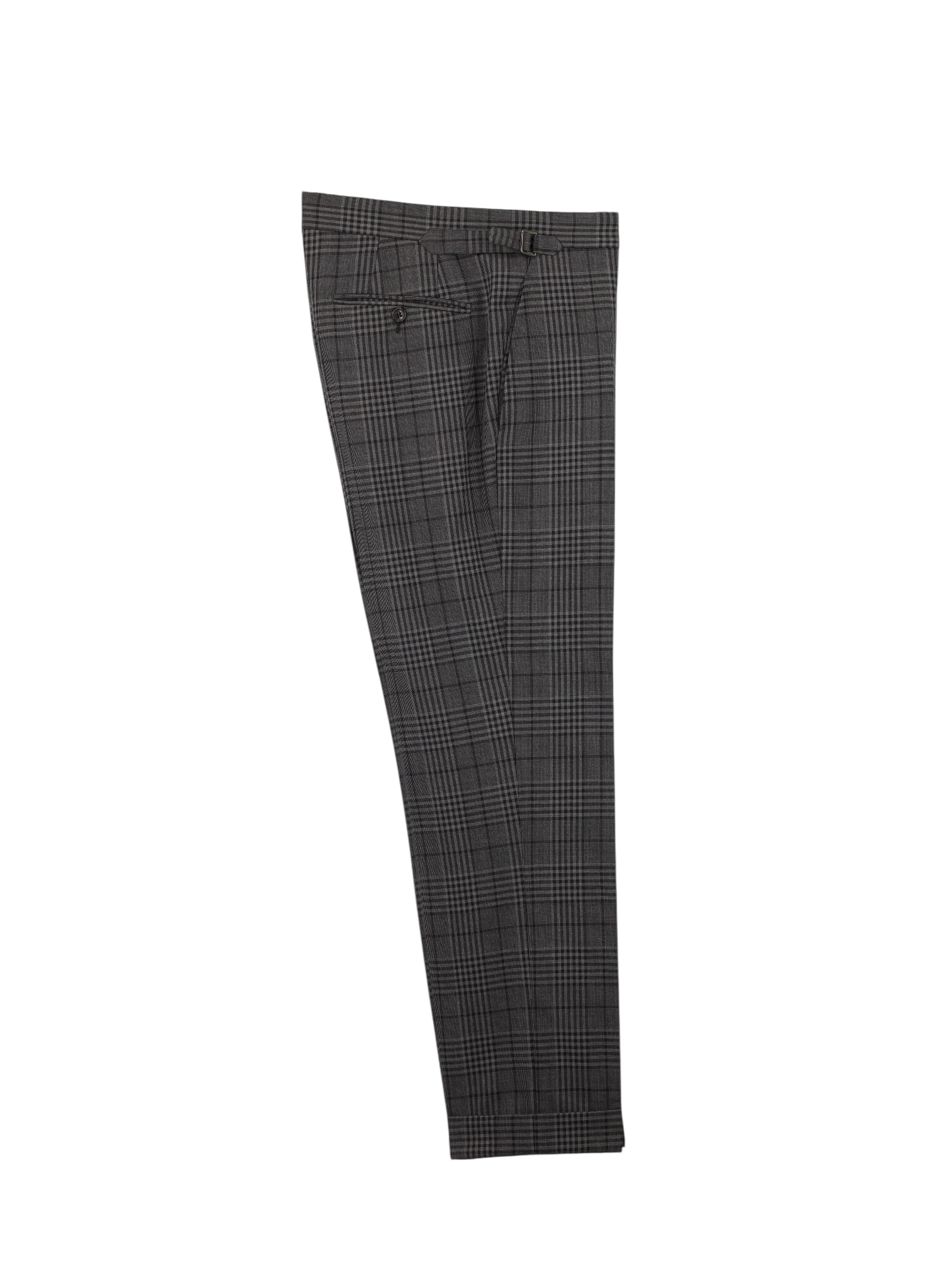 Tom Ford Grey 3-Piece Wool Checkered Windsor Suit