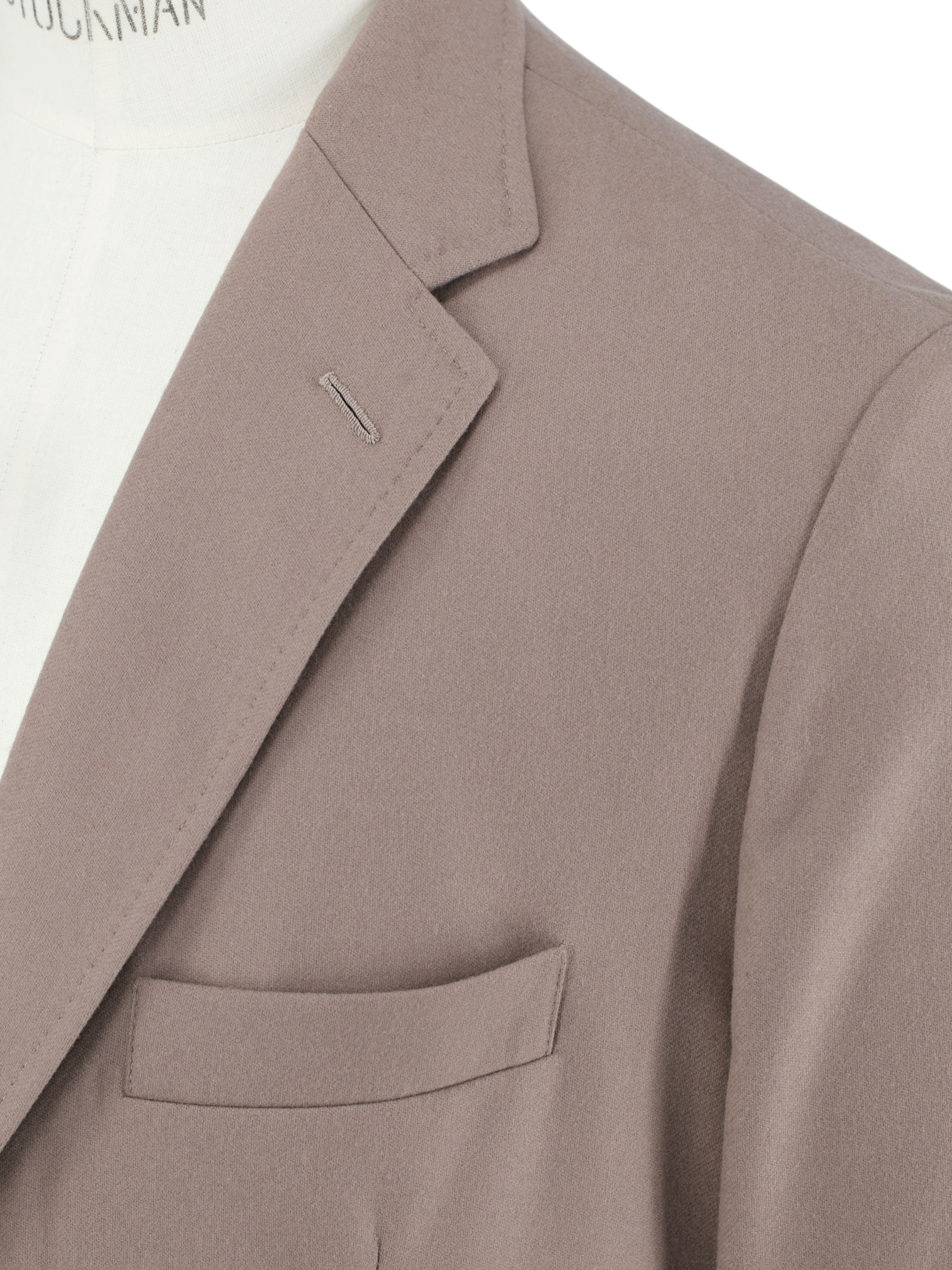 Brioni Taupe Fine-Wool Semi-Formal Twill Jacket