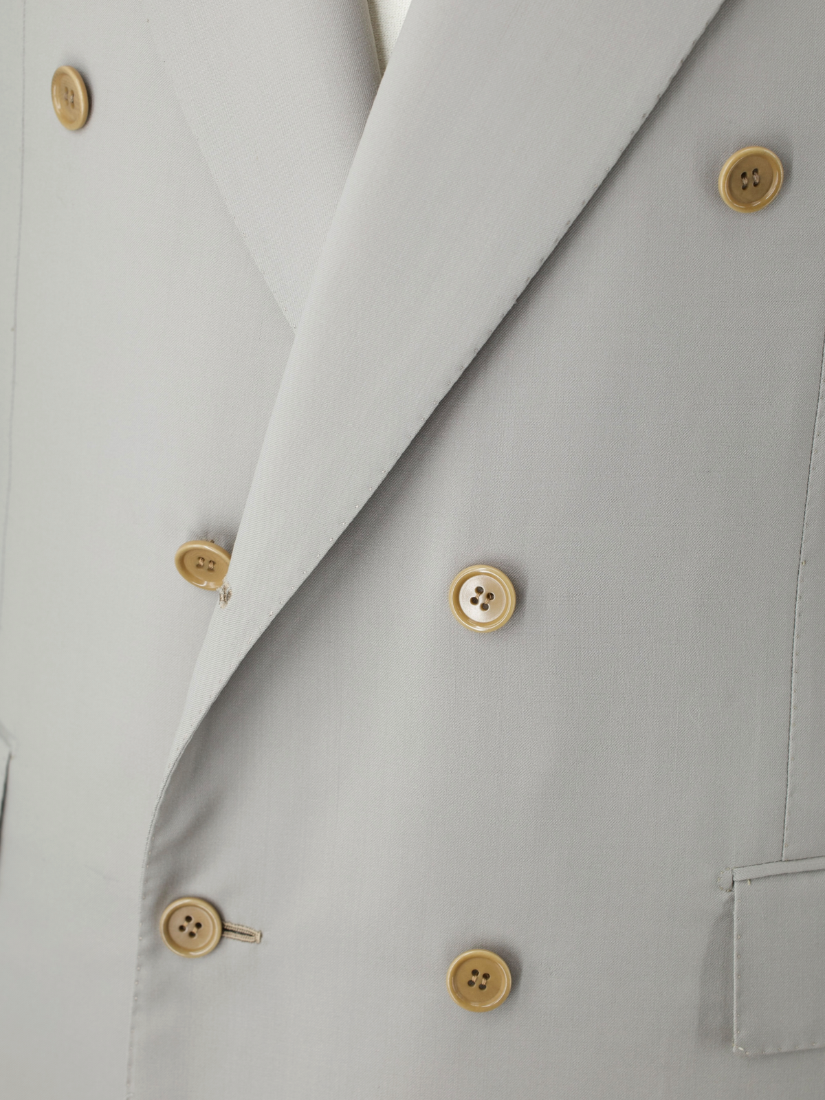 Kiton Stone Vintage Fine-Wool Double-Breasted Suit
