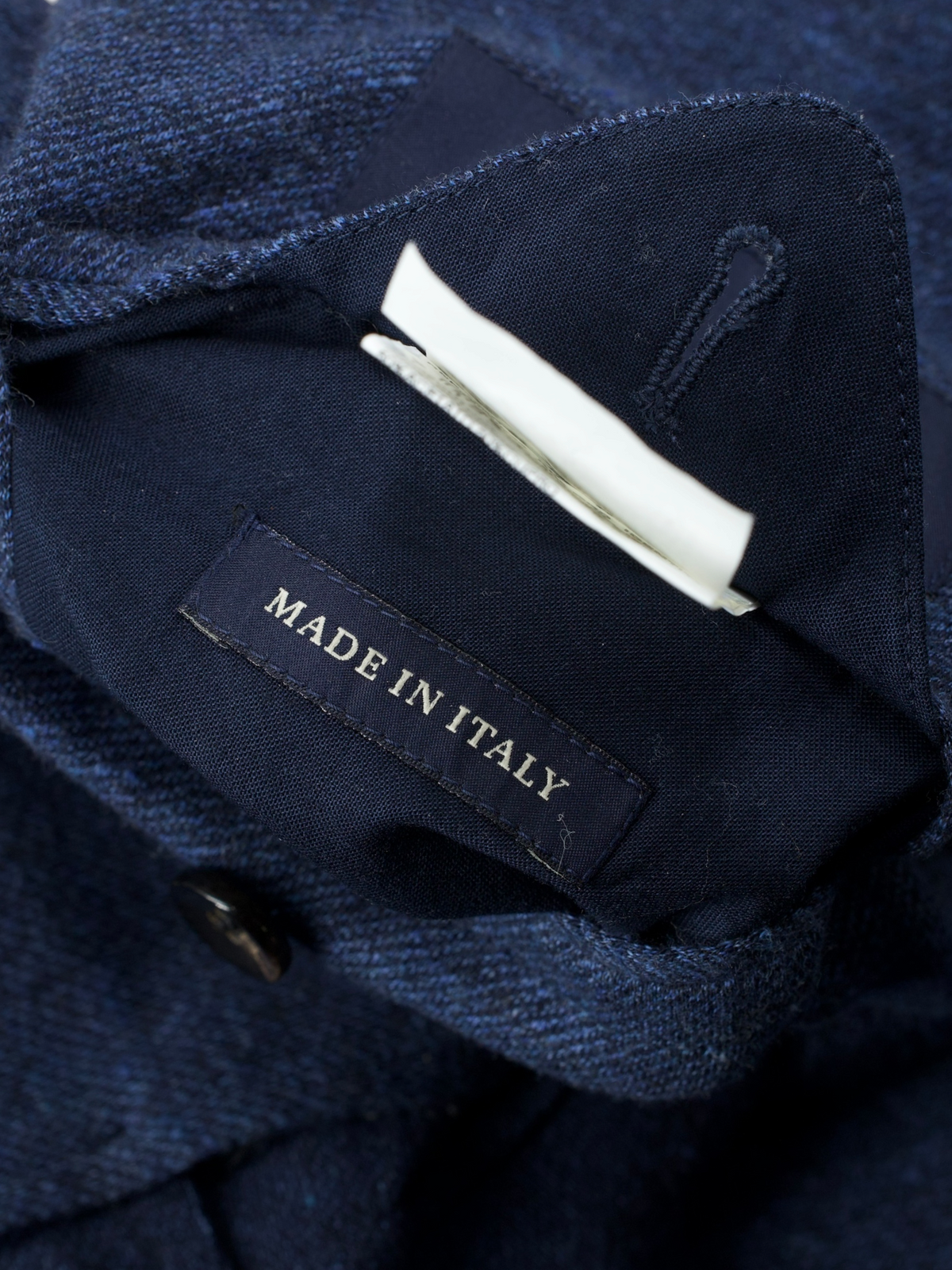 Lardini Blue Soft Knitted-Cotton Uncontructed Jacket