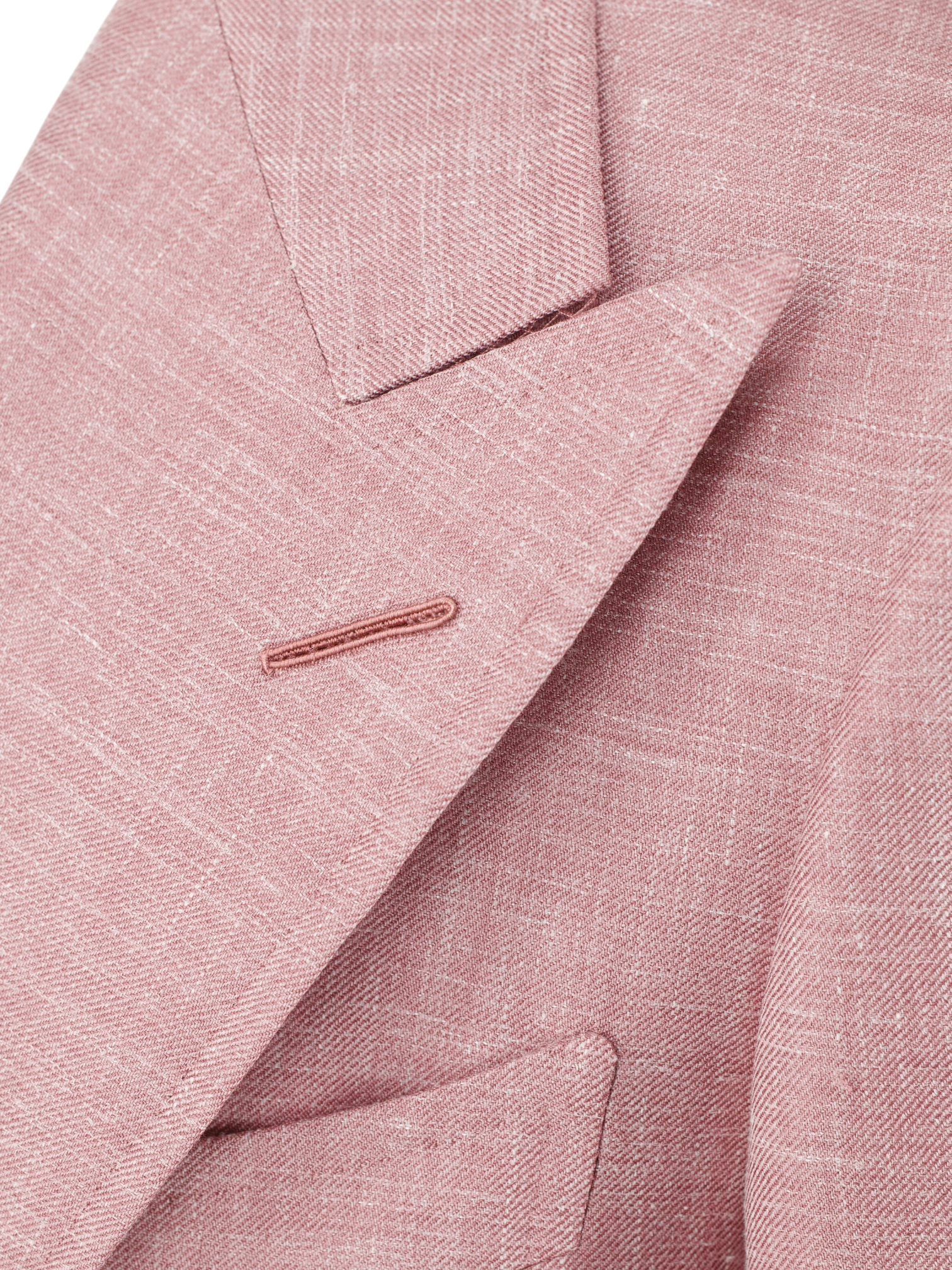 Tom Ford Soft Pink Wool, Silk & Linen Melange Wetherby Suit