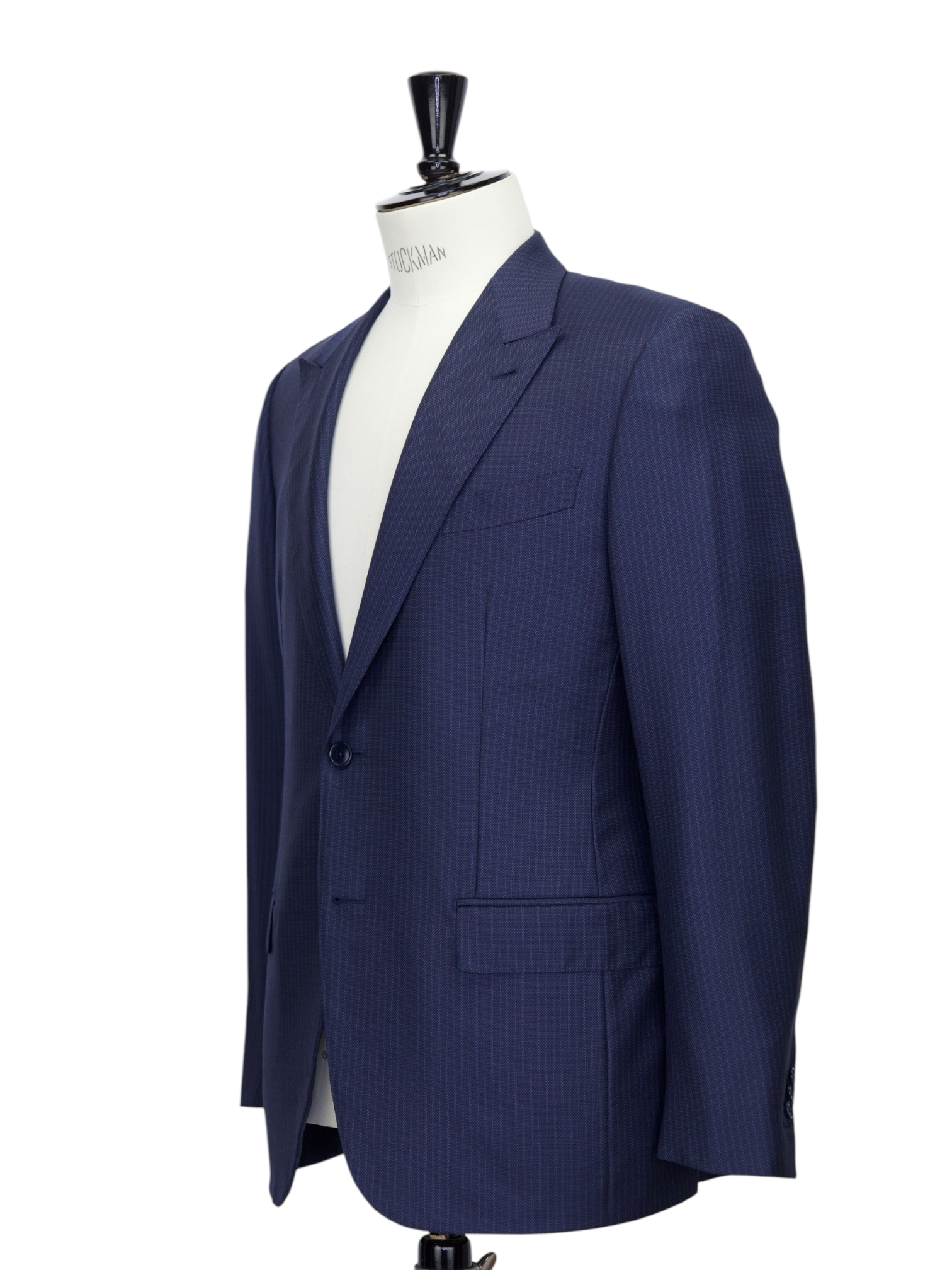 Ermenegildo Zegna Dark Blue Trofeo Pinstripe Mila Suit