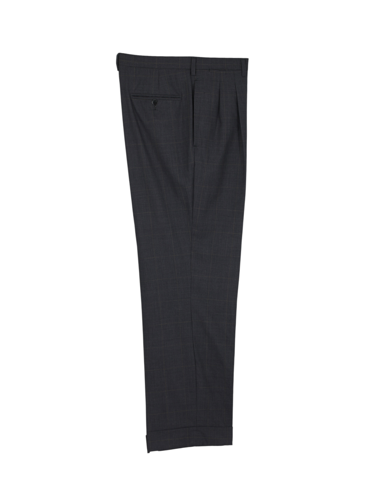Kiton Dark Grey Super 150's "Diamante Blu" Windowpane Suit