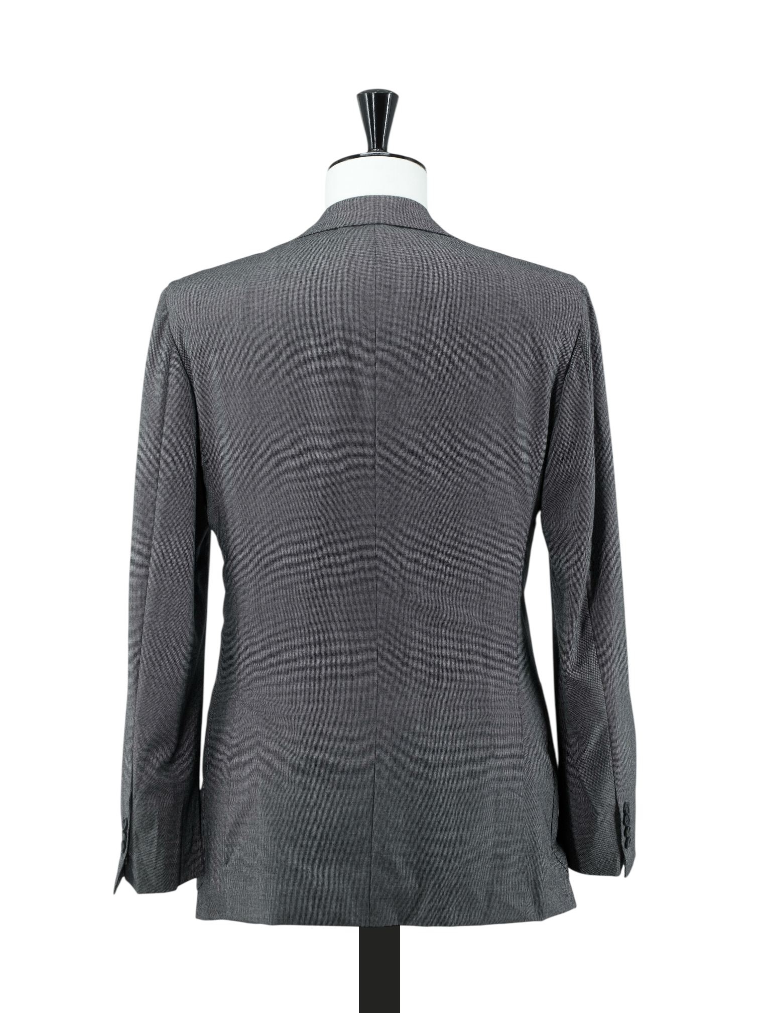Kiton Grey Extrafine-Wool Pinpoint Suit