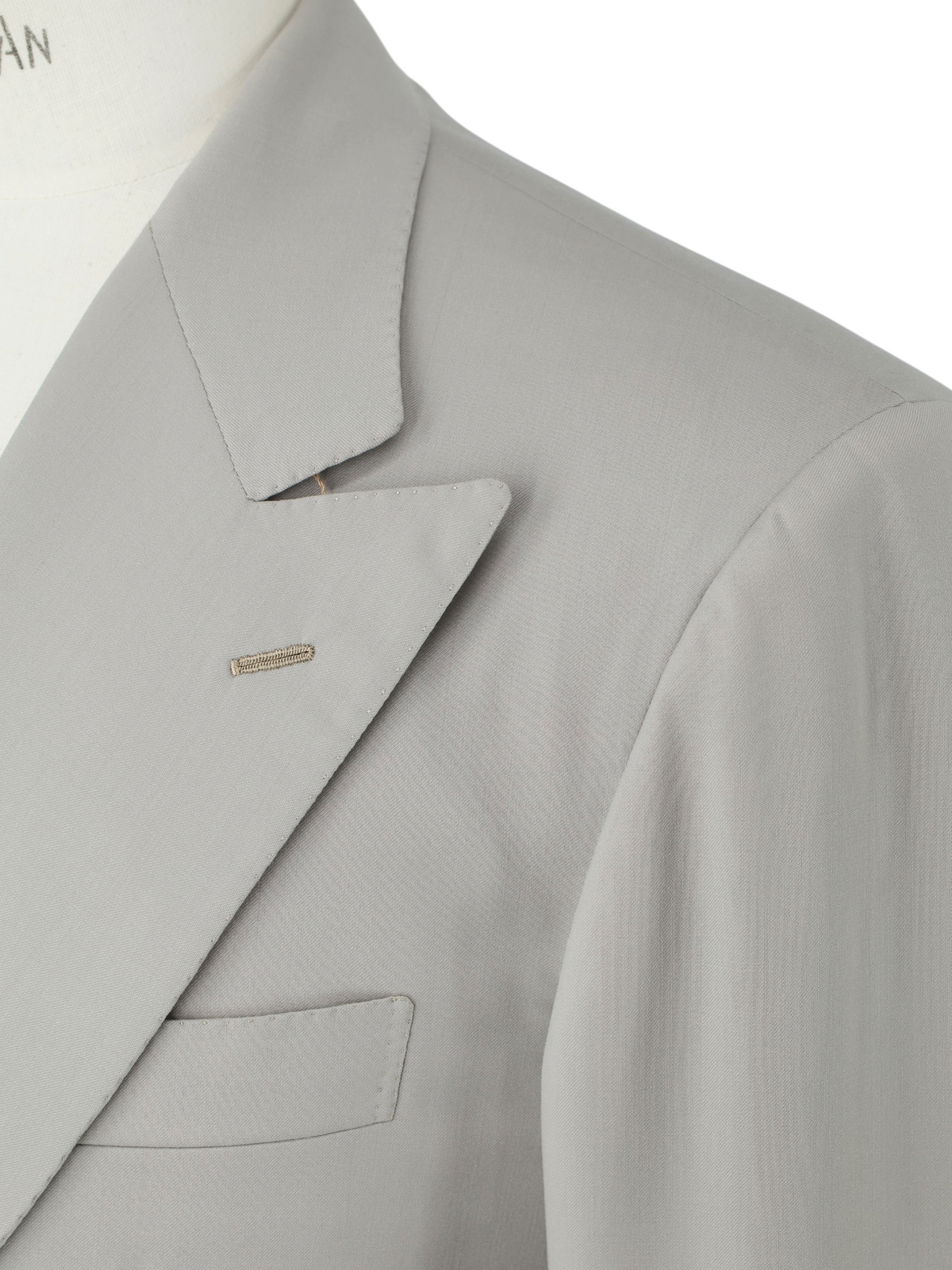 Kiton Stone Vintage Fine-Wool Double-Breasted Suit