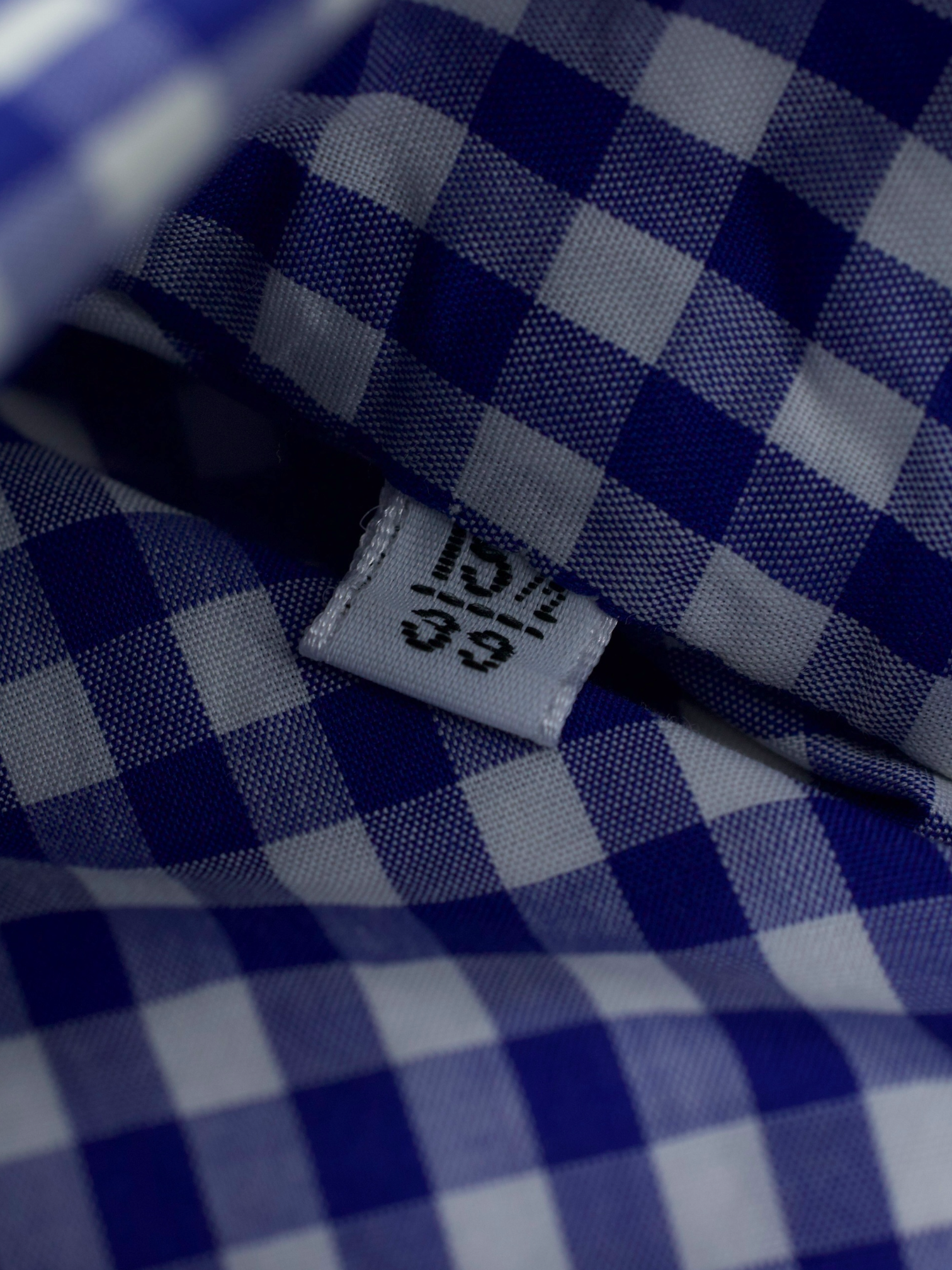Kiton Blue & White Cotton Gingham Check Shirt