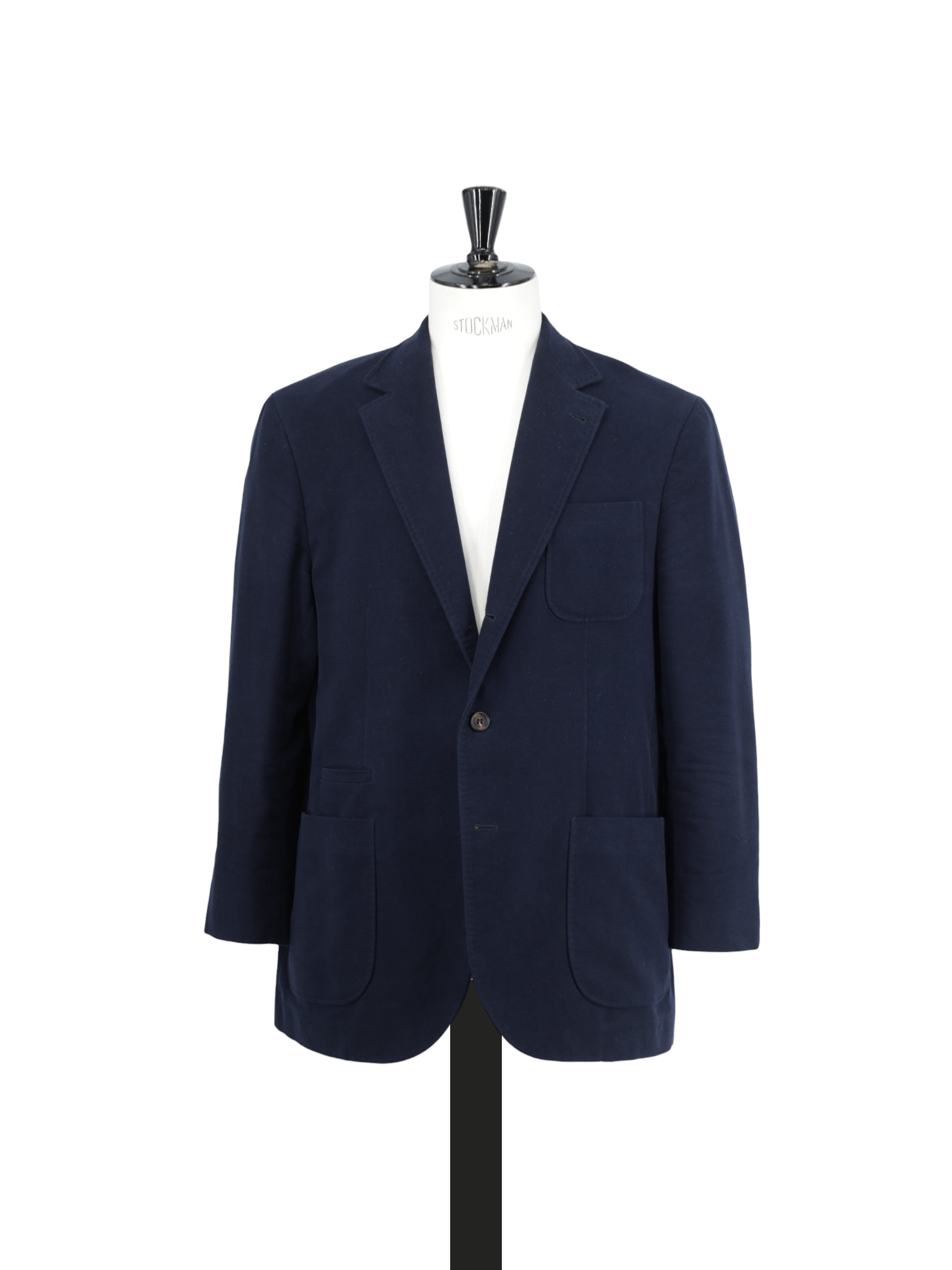 Brunello Cucinelli Navy Brushed-Wool Jacket