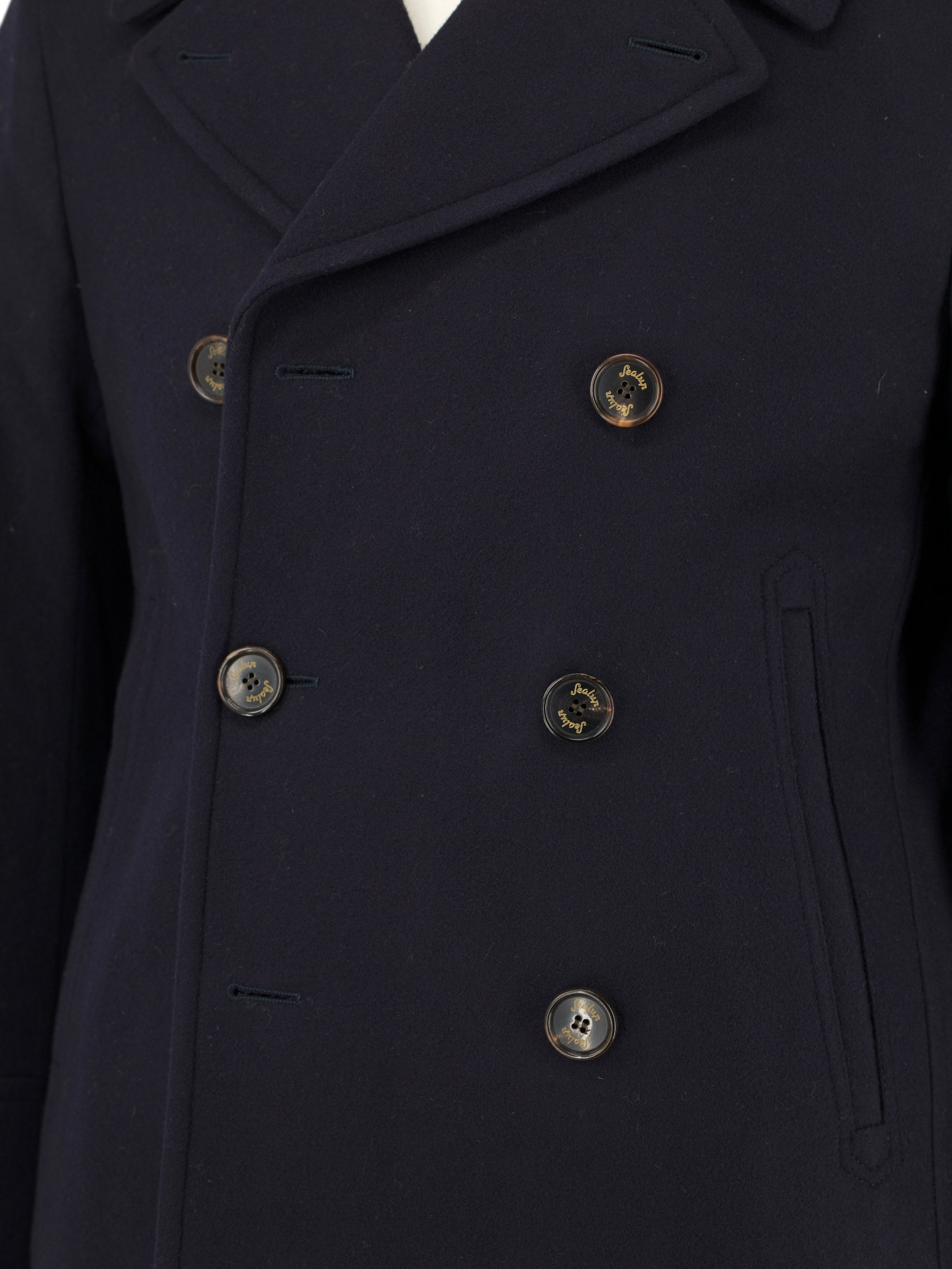 Sealup Navy Wool Thermore "Amalfi' Peacoat