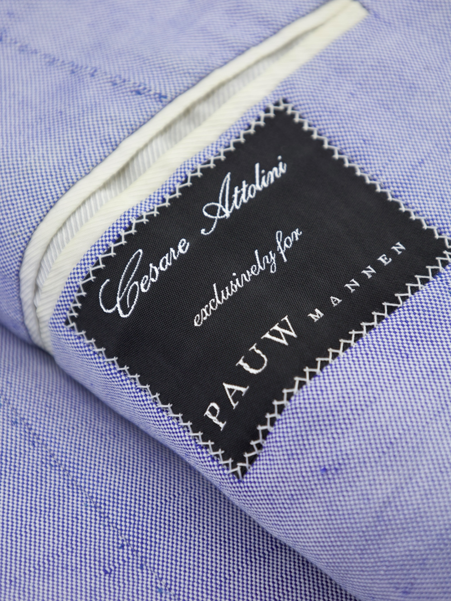 Cesare Attolini Light Blue Linen & Cotton Jacket