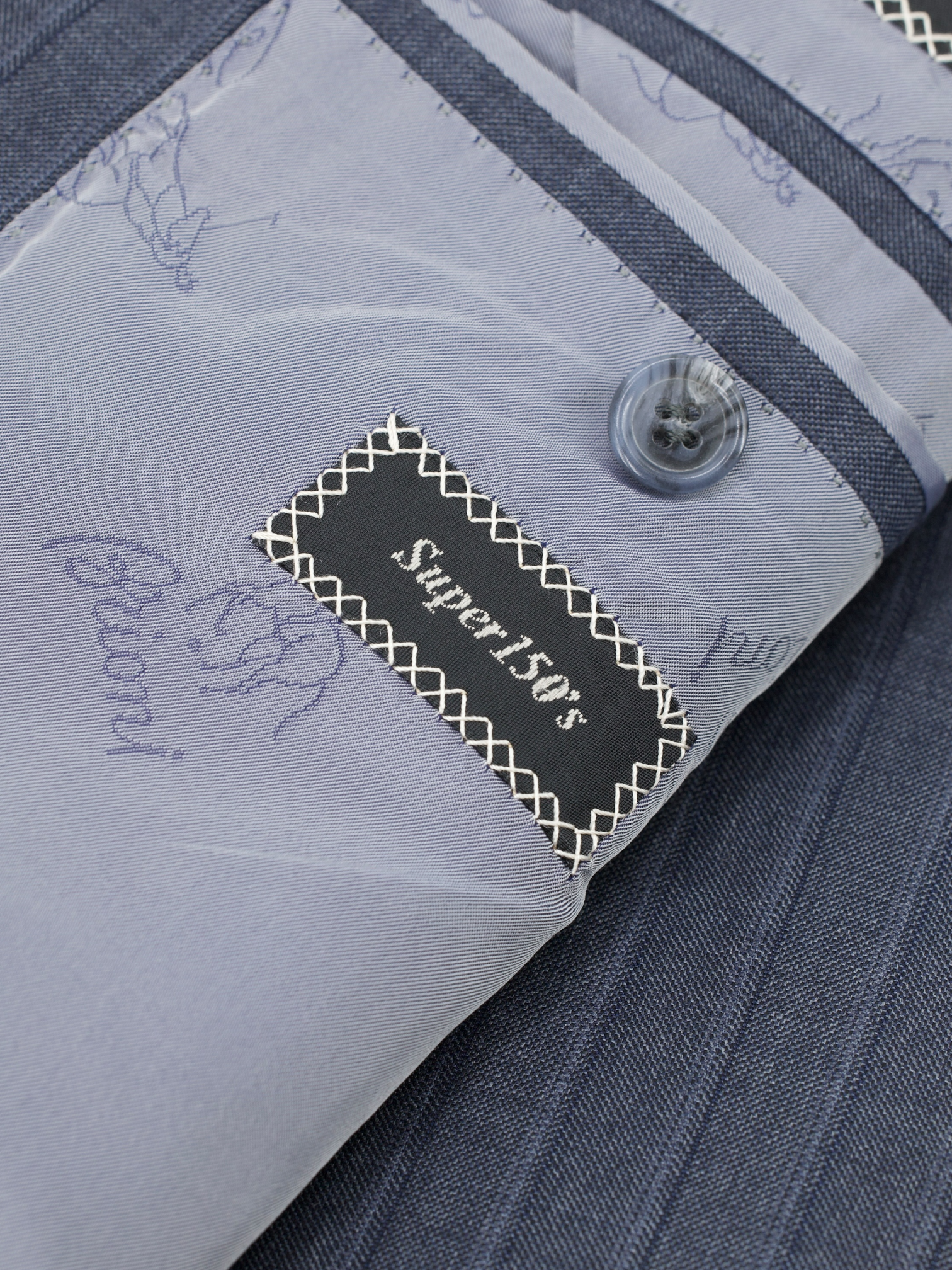 Brioni Steel Grey Super 150's Multi Pinstripe Parlamento Suit