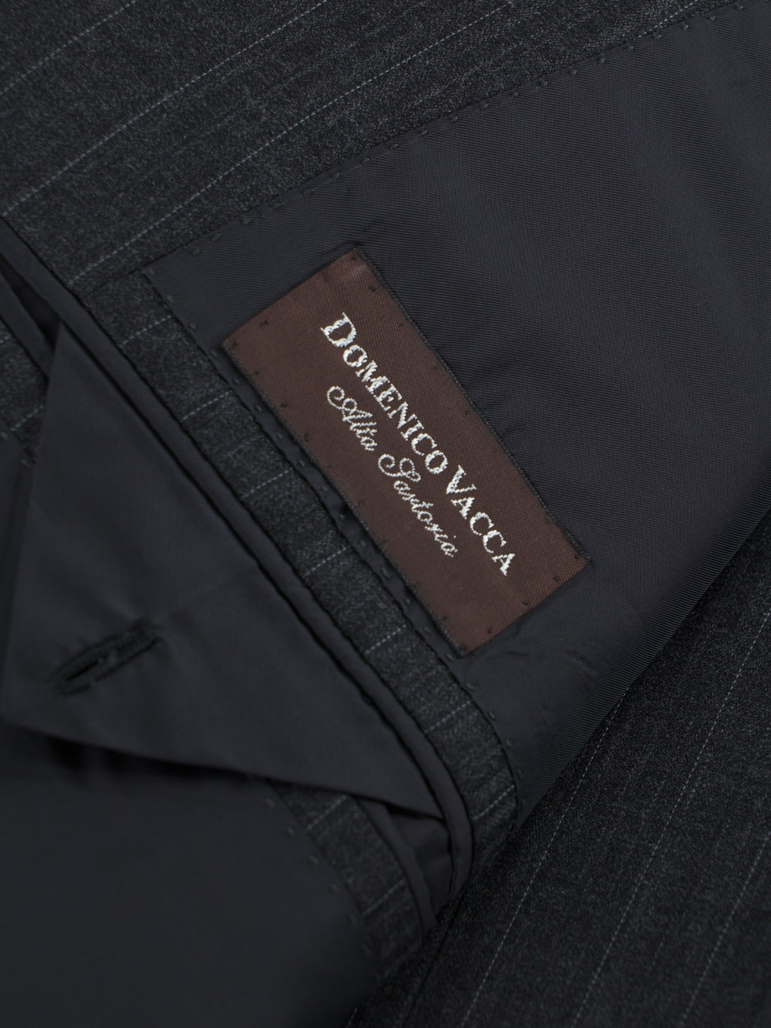 Cesare Attolini Vintage Grey Wool & Cashmere Multi-Pinstripe Suit