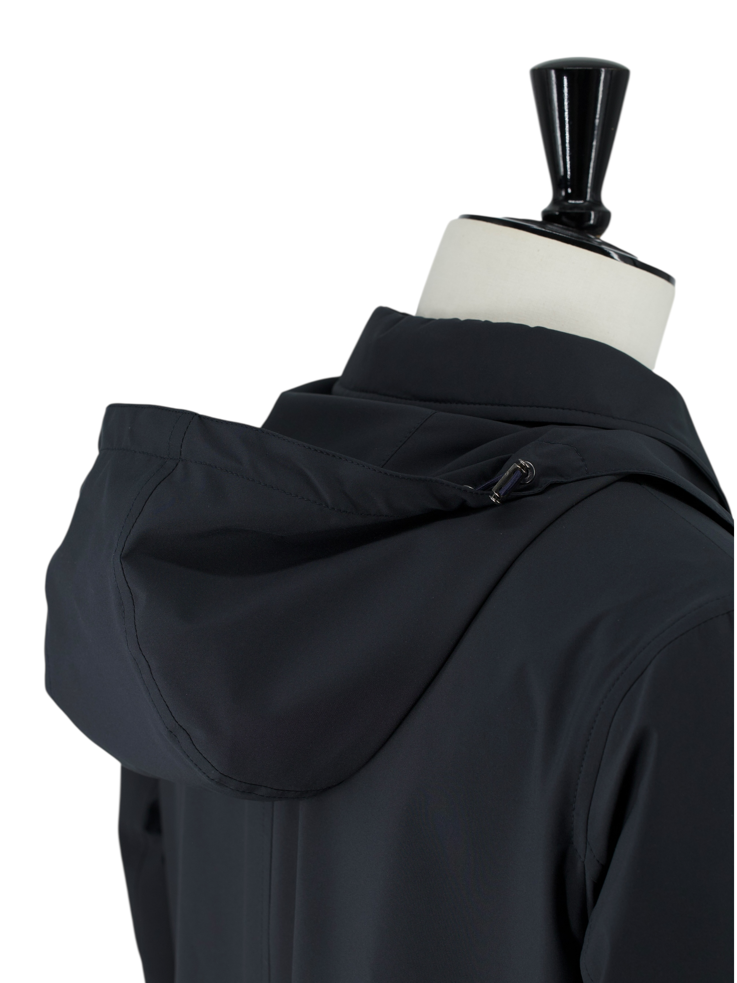 Brioni Deep Navy "Performa" Sartorial Raincoat Parka