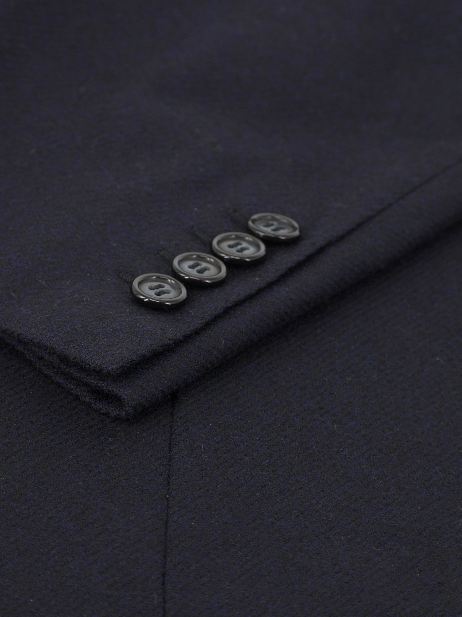 Brioni Navy Wool & Cashmere Heavyweight Twill Senato Jacket