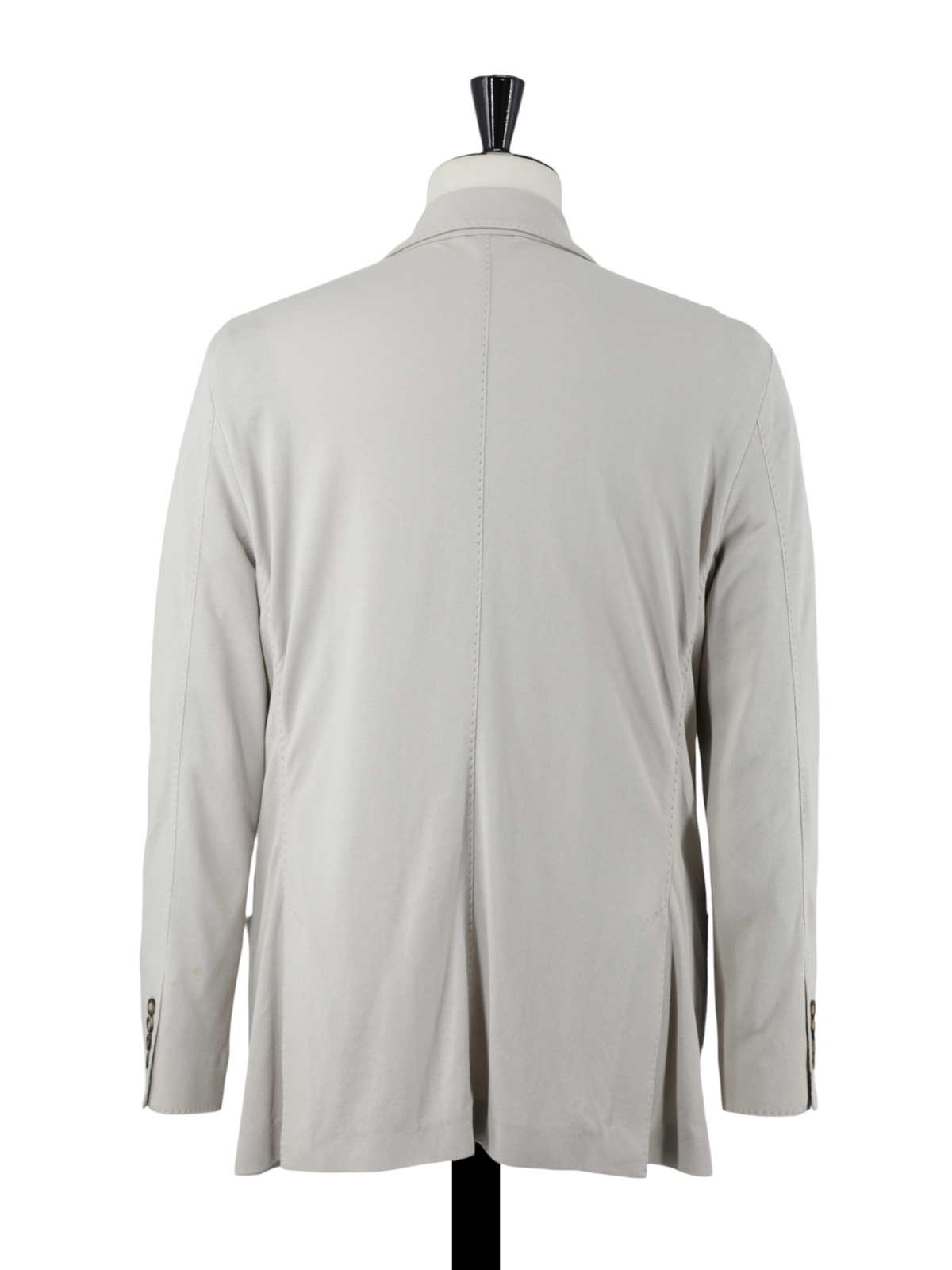 Mandelli Light Brown Lightweight-Cotton Unconstructed Tricot Jacket
