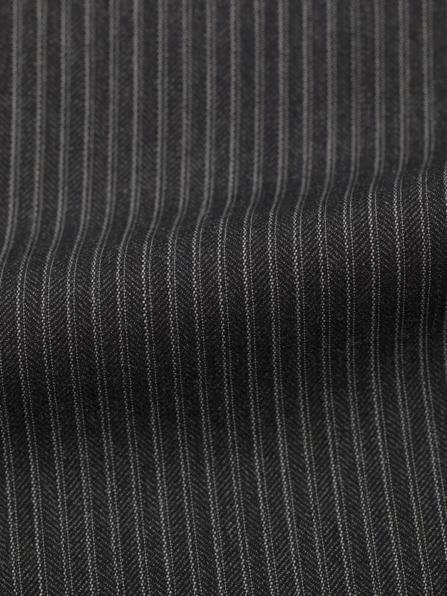 Tom Ford Dark Grey 3-Piece Wool Pinstripe Windsor Suit