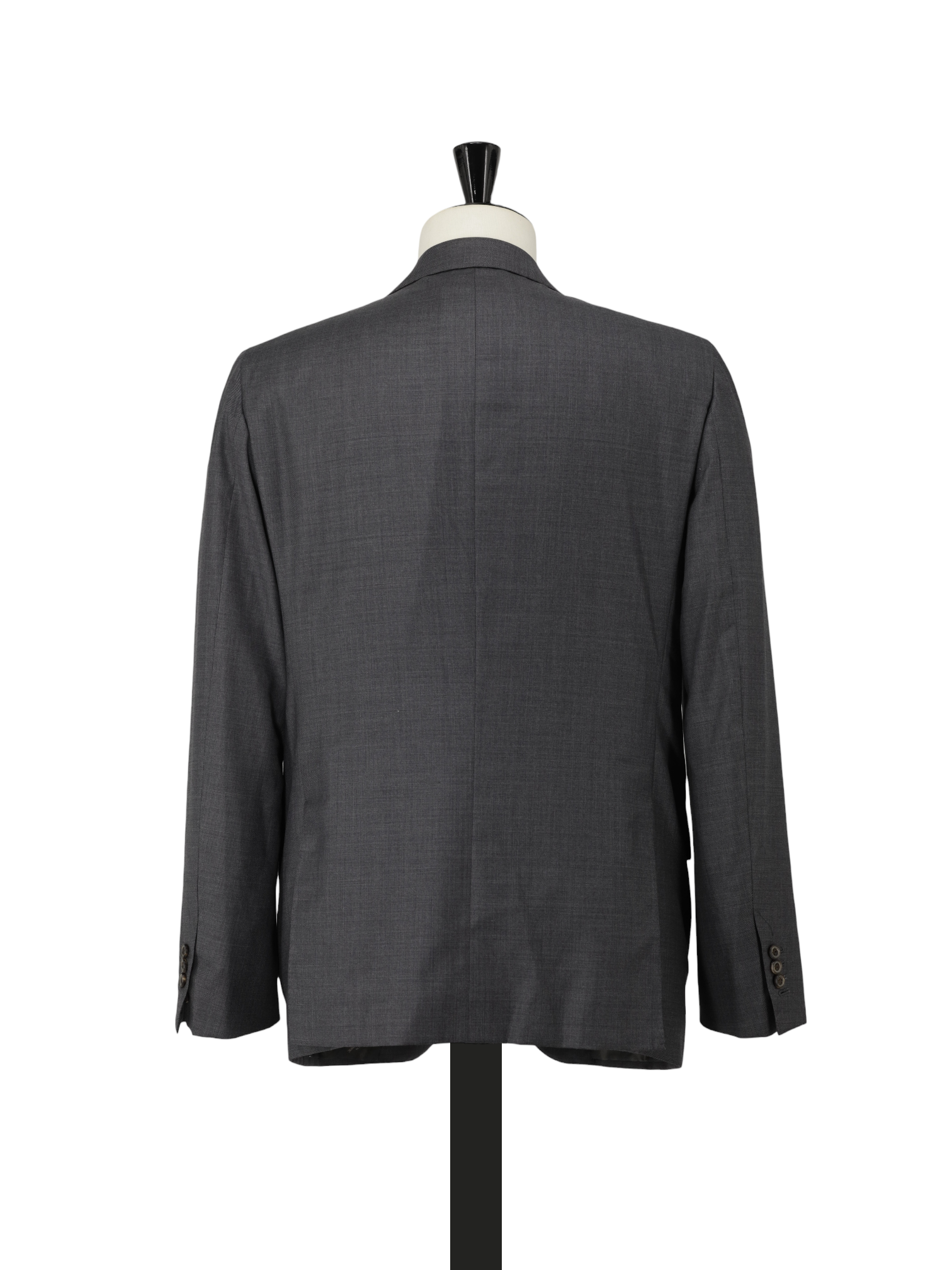 Kiton Grey Fine-Wool Sharkskin Neapolitan Suit