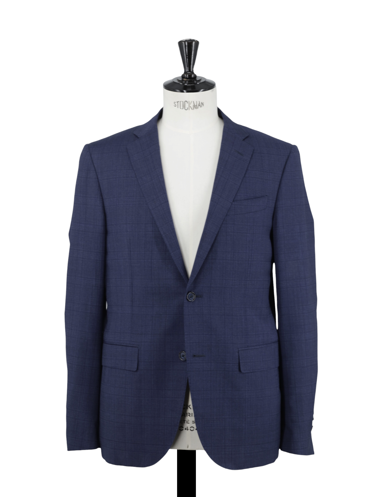Corneliani Blue Super 110’s Wool Checkered Academy Suit