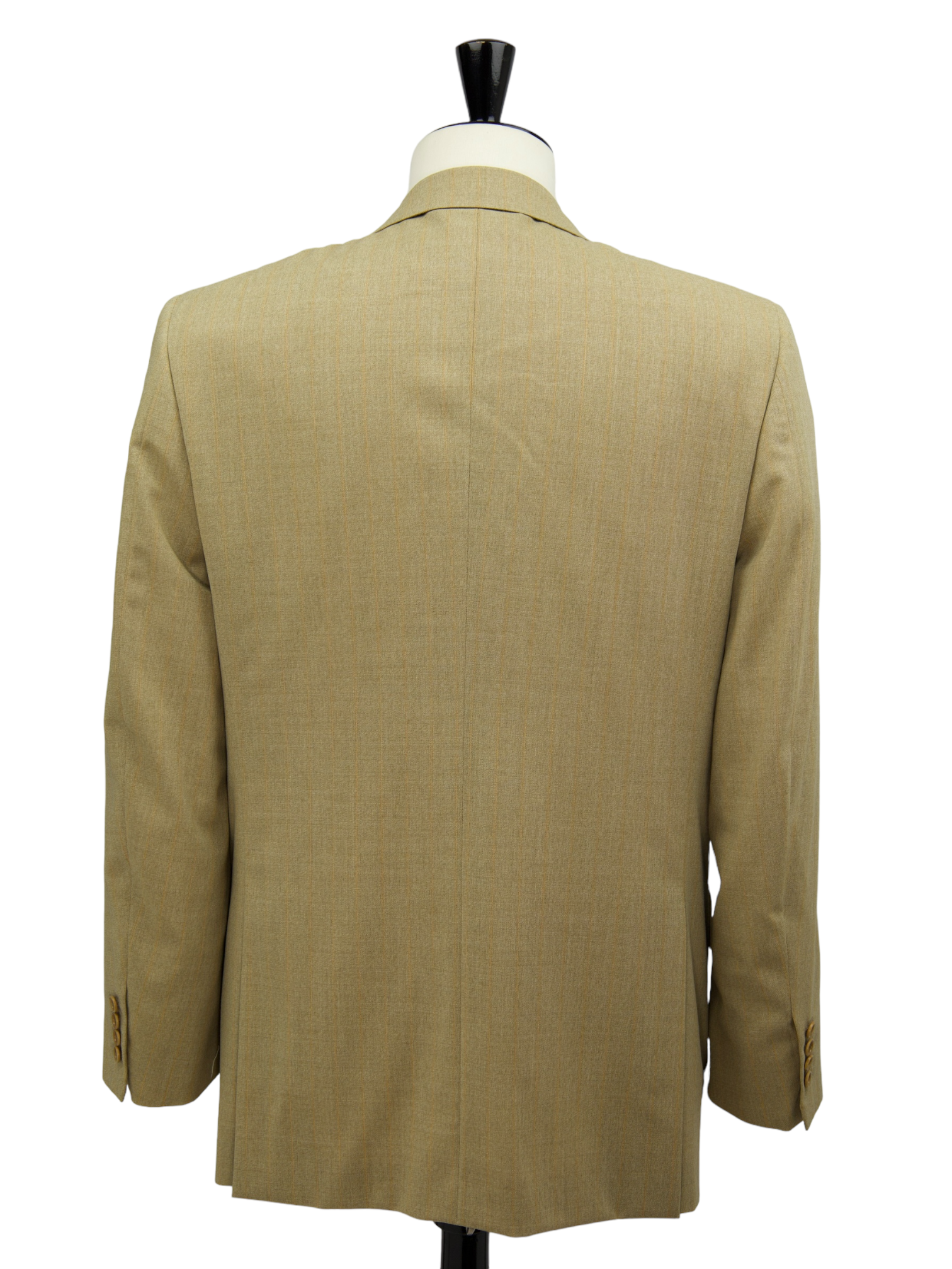 Brioni Sand Pinstripe Woollen Palatino Jacket