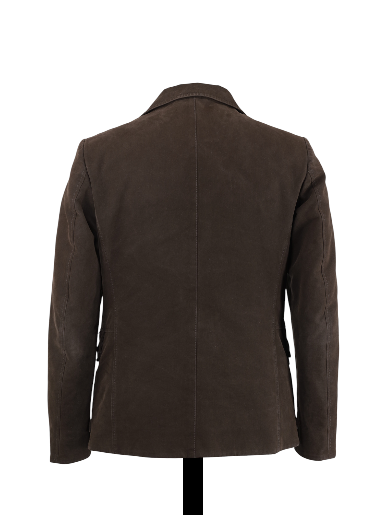 MooRER Chocolate Brown Cotton-Twill Fieldjacket