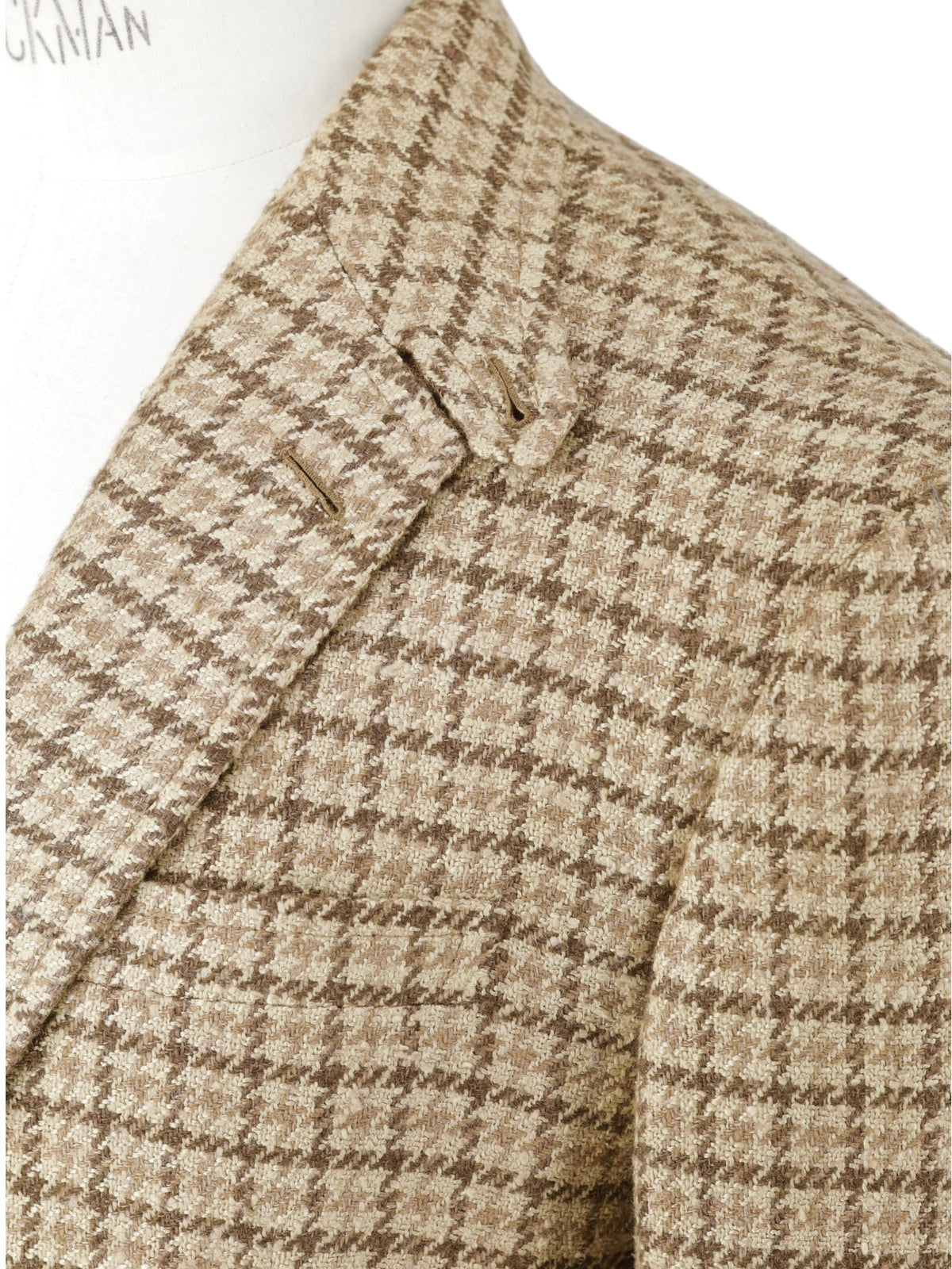 Ralph Lauren Purple Label Silk, Linen & Cashmere Gun Check Hacking Jacket