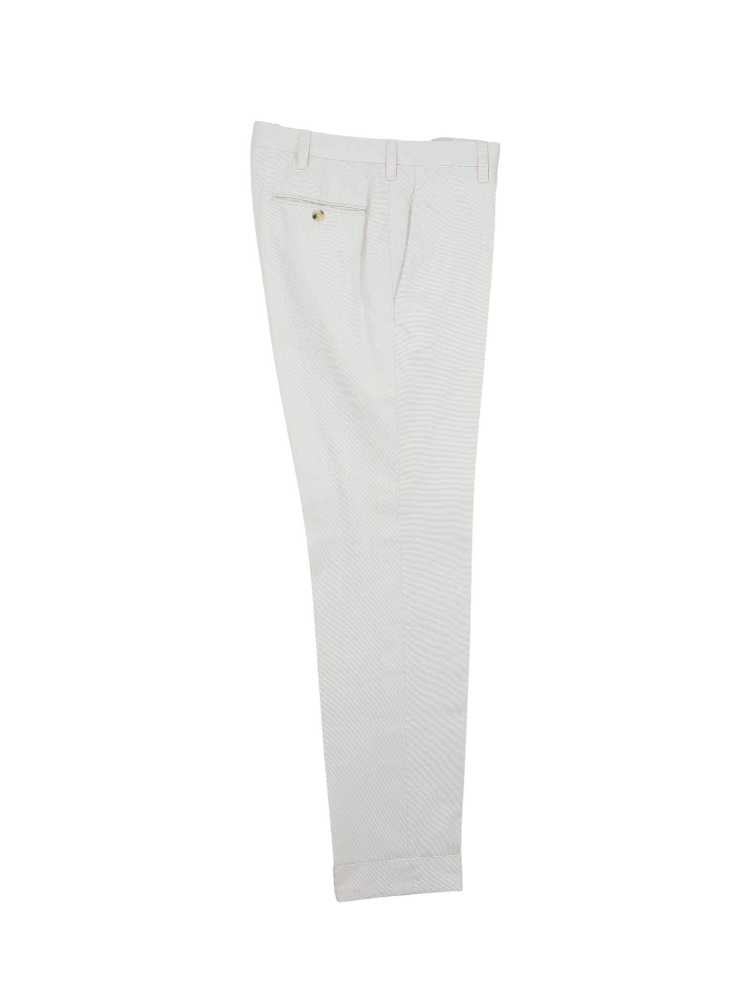 Cesare Attolini Ecru Pure-Cotton Pinpoint Sartorial Summer Suit