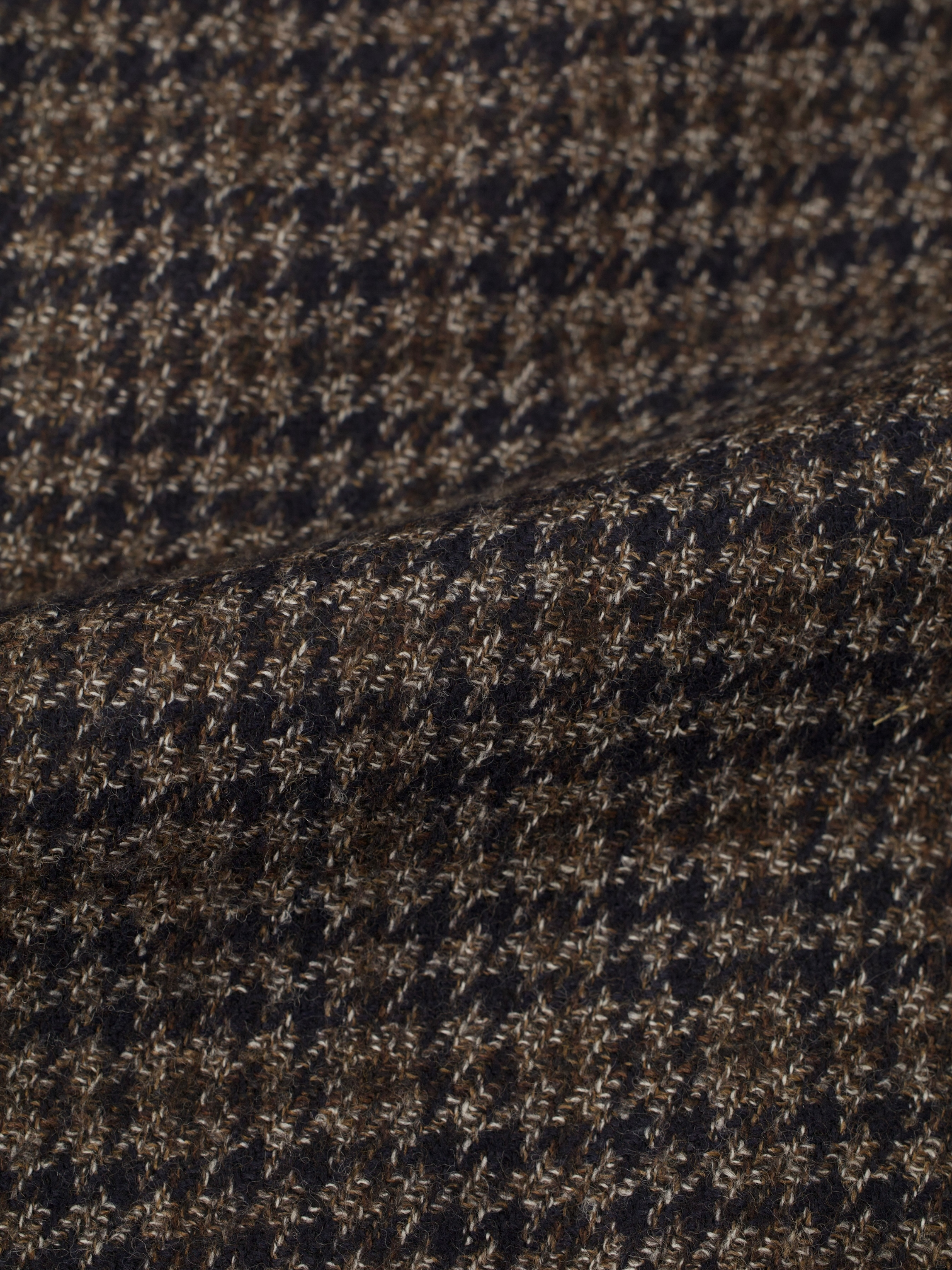 Cesare Attolini Dark Brown Pure-Wool Gun Check Jacket