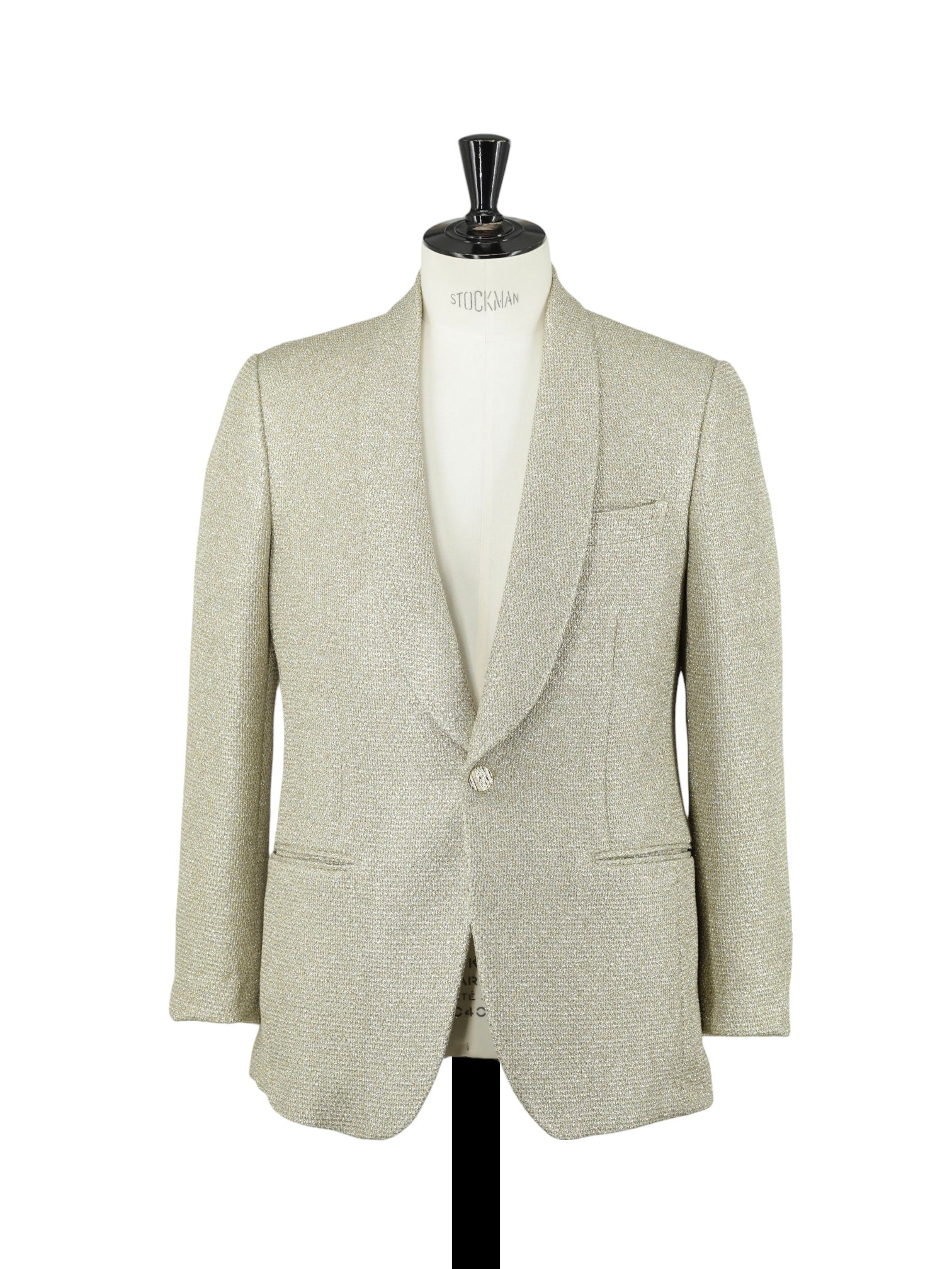 Lardini Metallic Gold & Silver Lurex-Yarn Gala Jacket