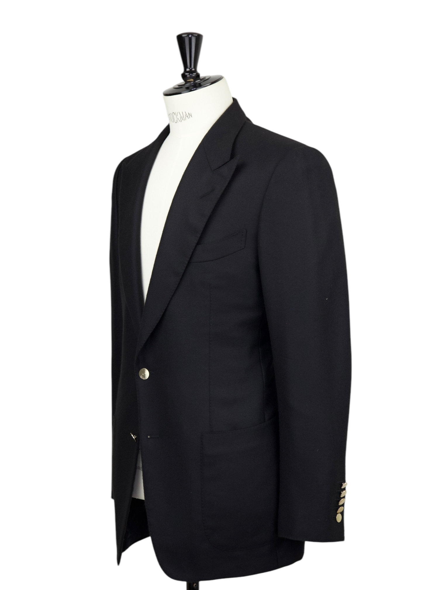 Tom Ford Black Pure Cashmere Twill Windsor Jacket