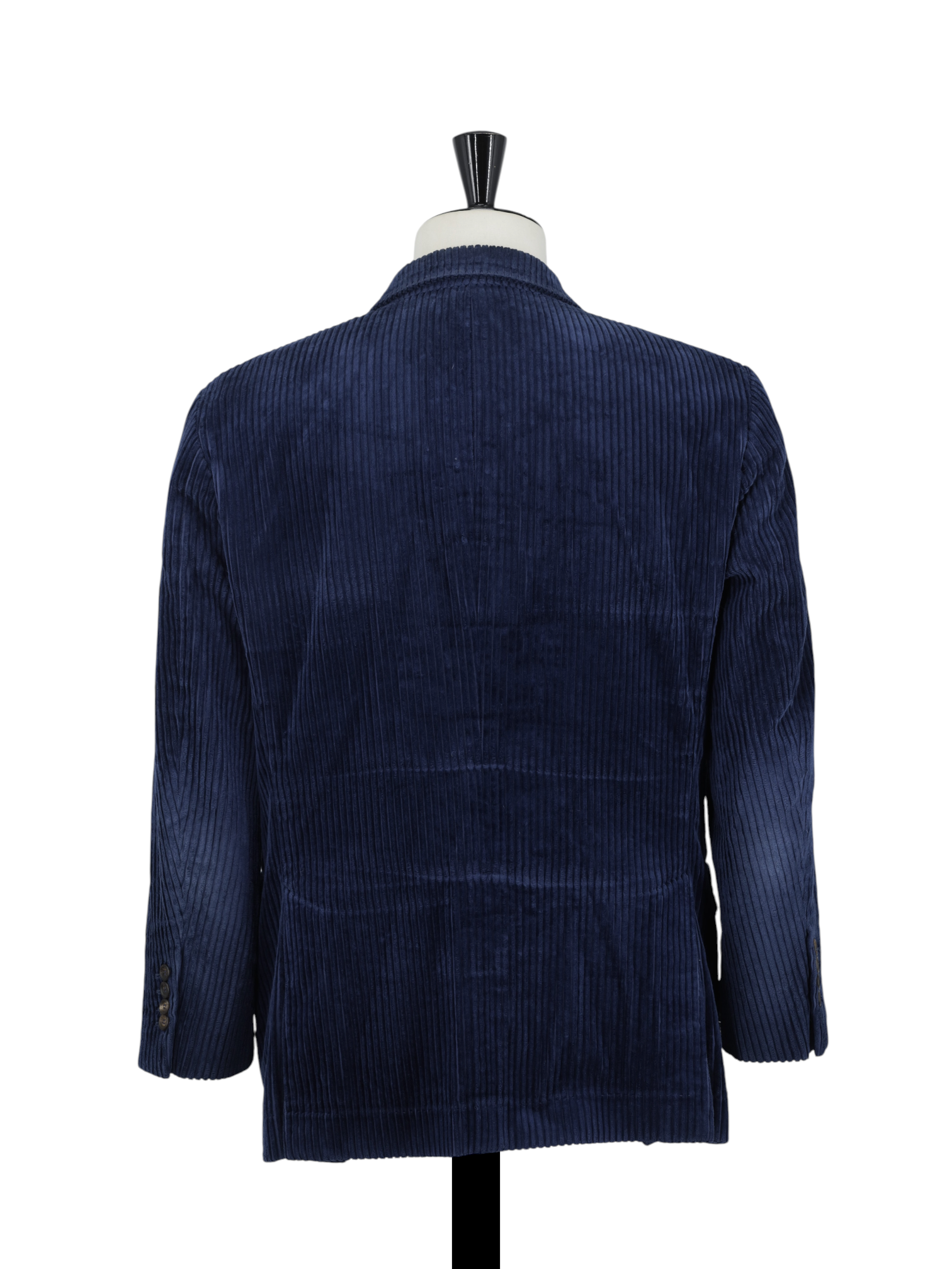 Brunello Cucinelli Dark Blue Pure-Cotton Vulcano-Corduroy Jacket