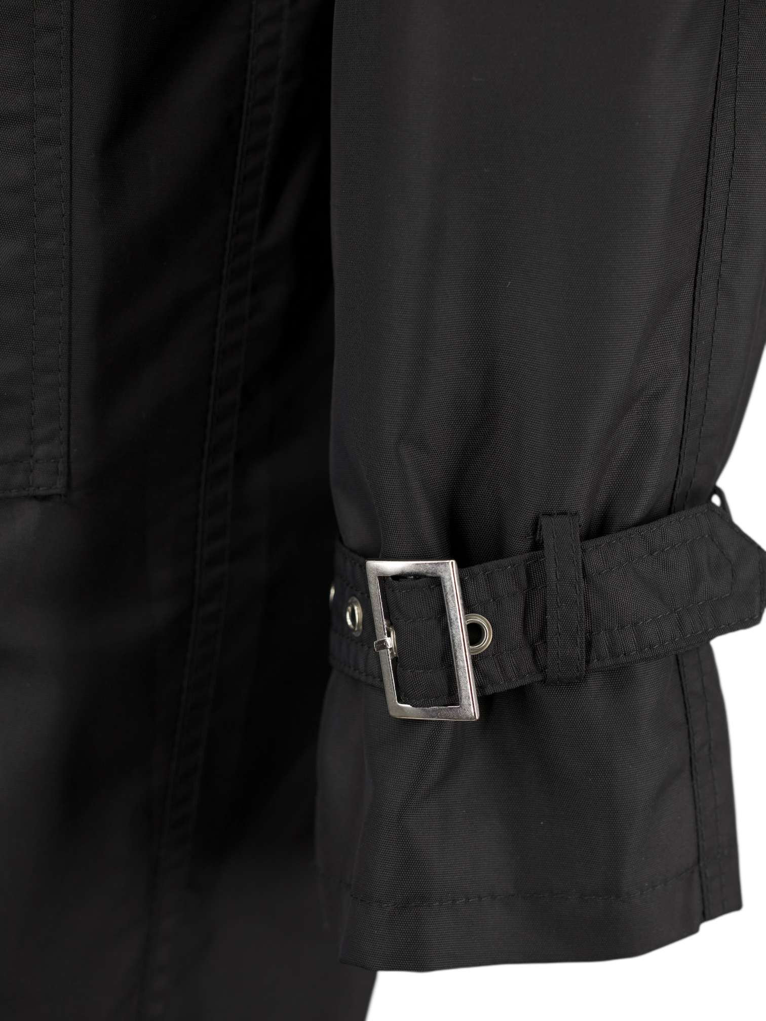 Luigi Borrelli Black Weatherproof Sartorial Trenchcoat