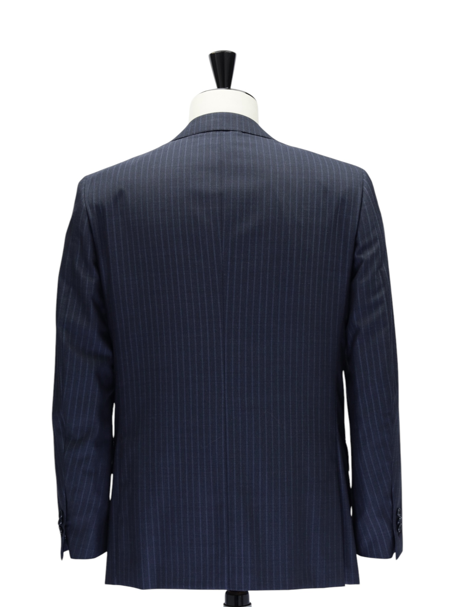 Ermenegildo Zegna Blue Wool & Silk Trofeo 600 Pinstripe Suit