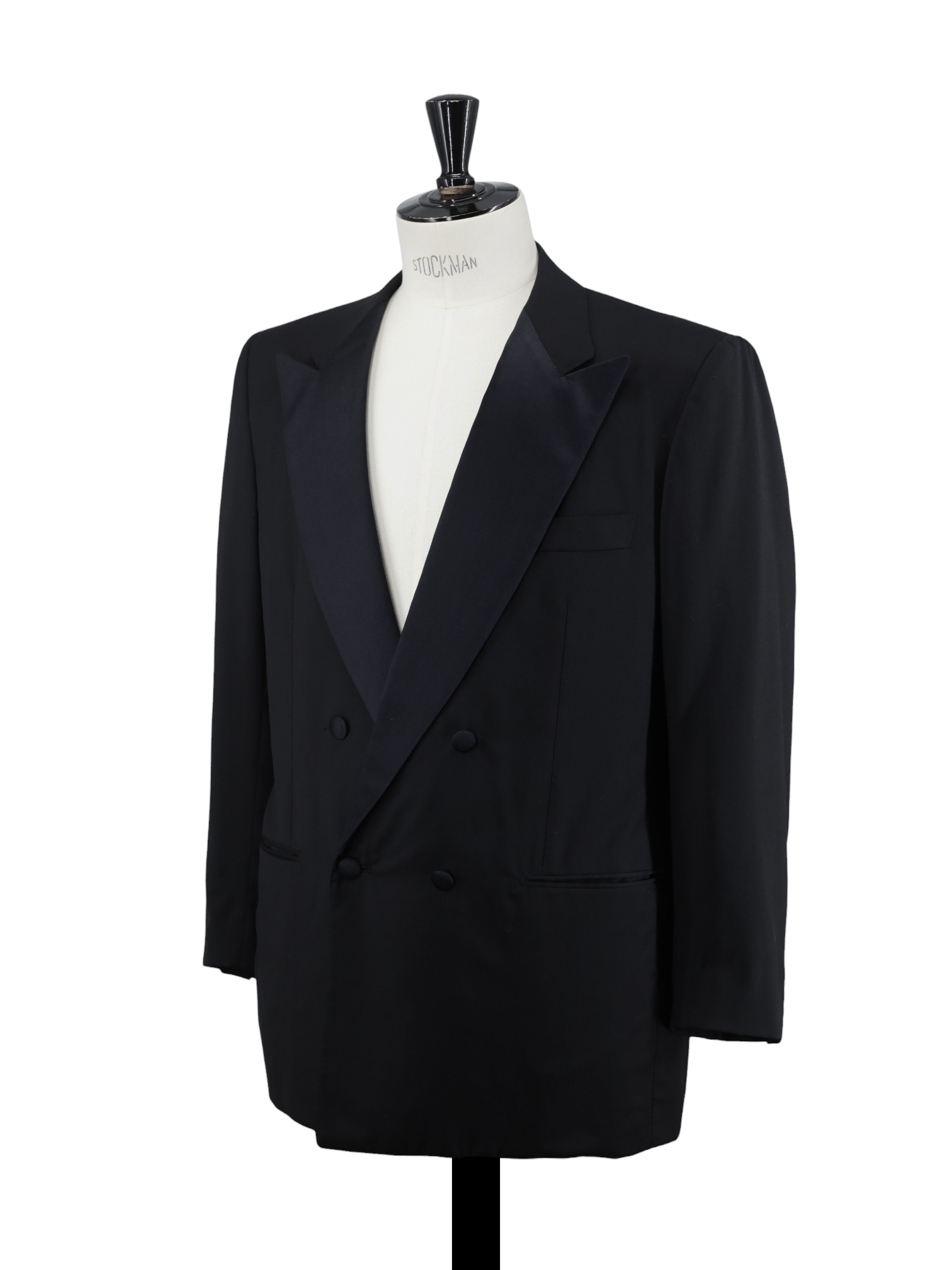 Kiton Black Vintage Fine-Wool Double Breasted Tuxedo Dinner Jacket
