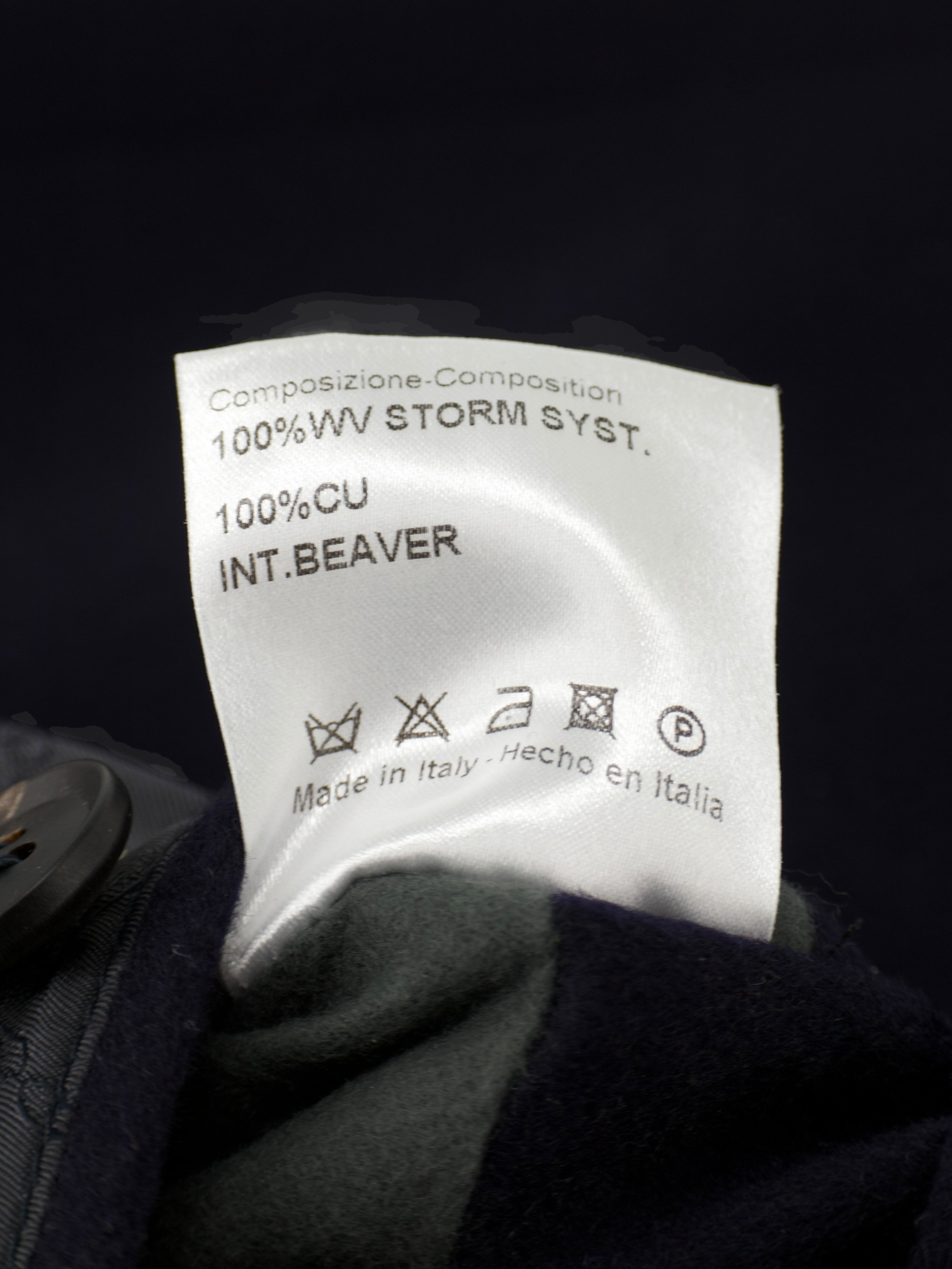 Brioni Navy Pure Stormsystem Wool Sartorial Overcoat