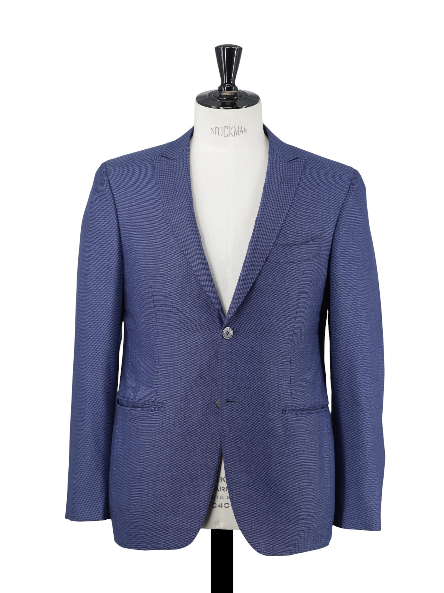 Canali Royal Blue Exclusive Super 160's Wool Birdseye Suit