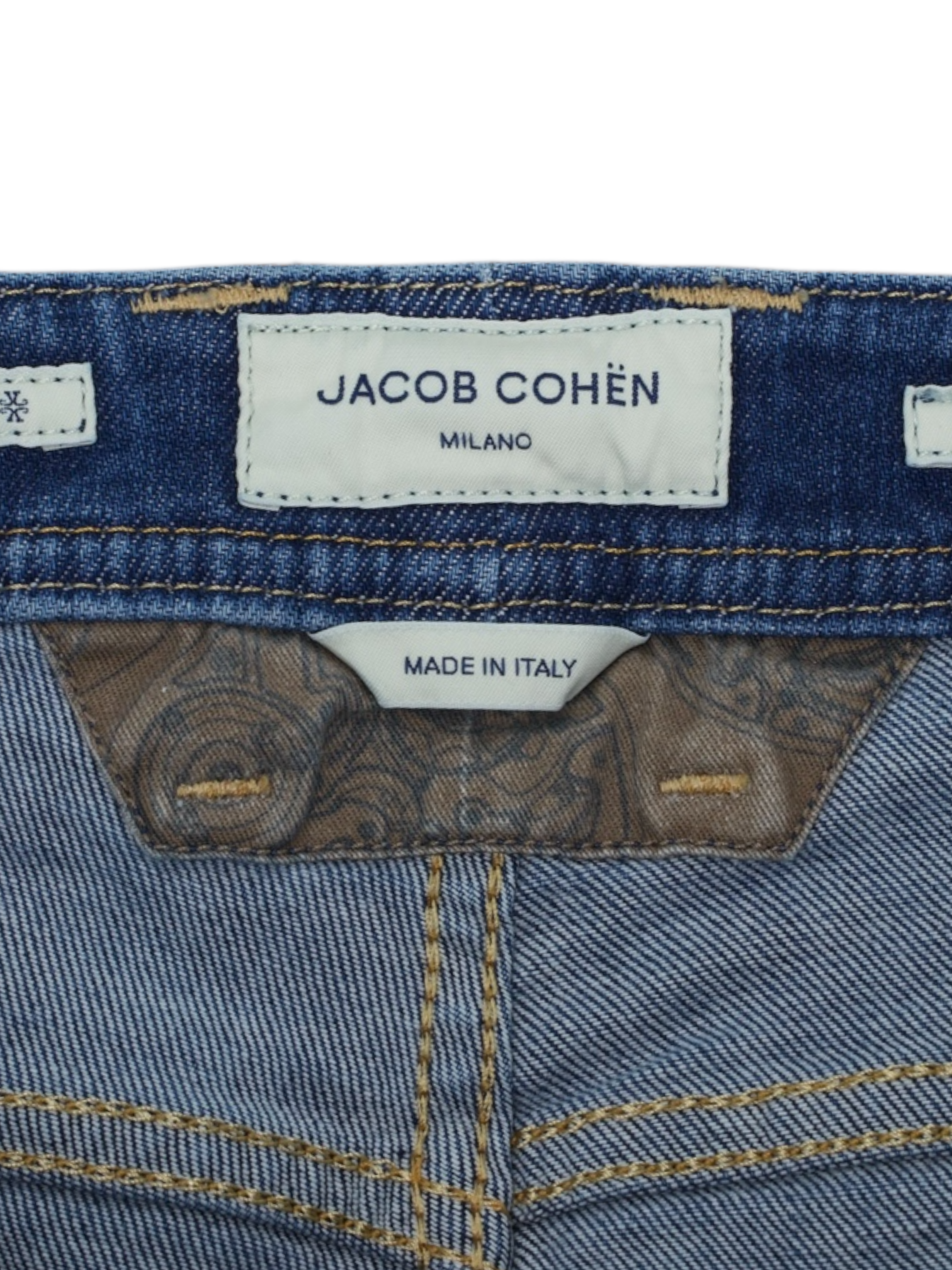 Jacob Cohen Blue Cotton-Stretch Twill Bard LTD Jeans