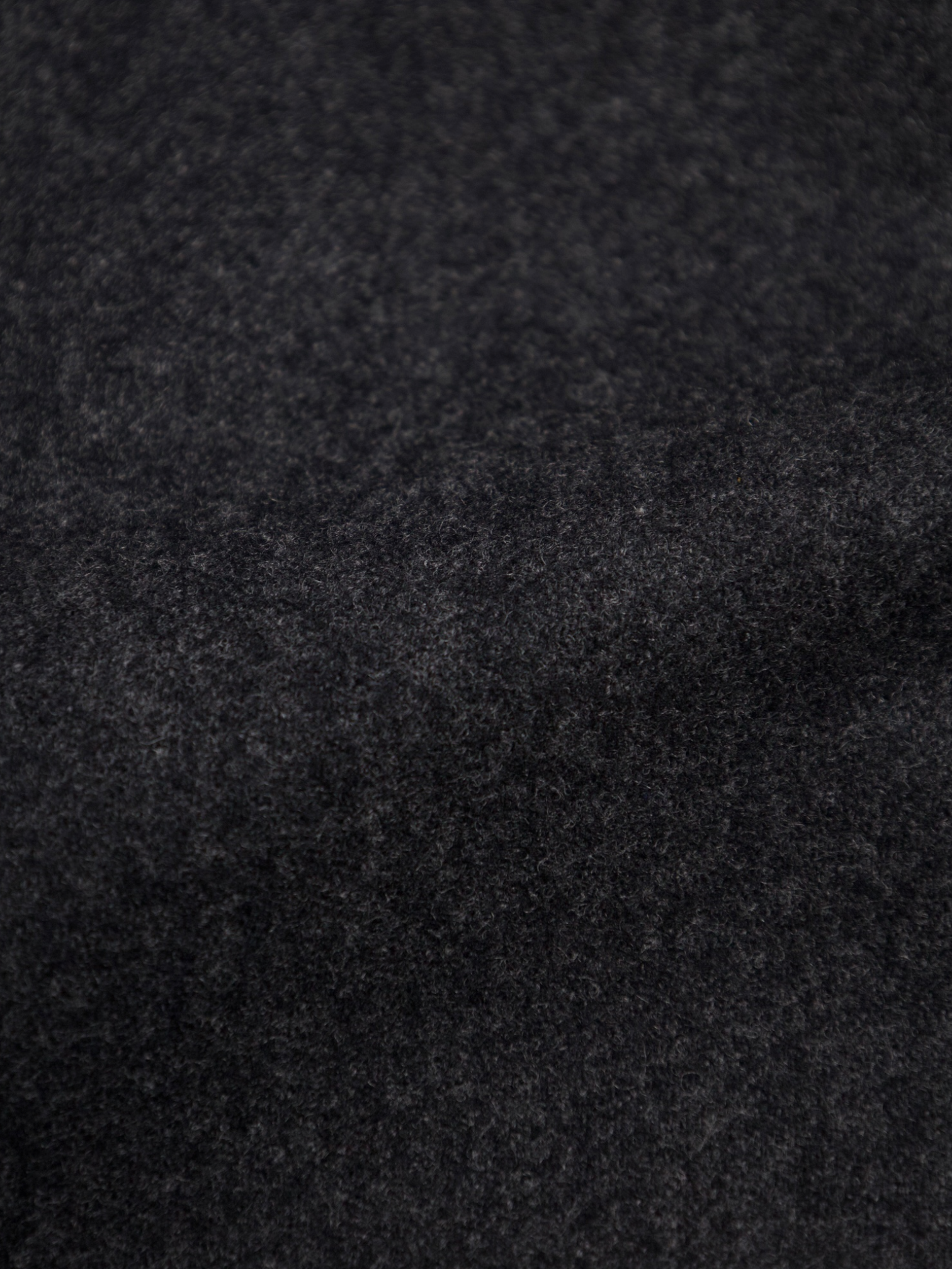 Doriani Cashmere Dark Grey Wool & Cashmere Flannel Trousers