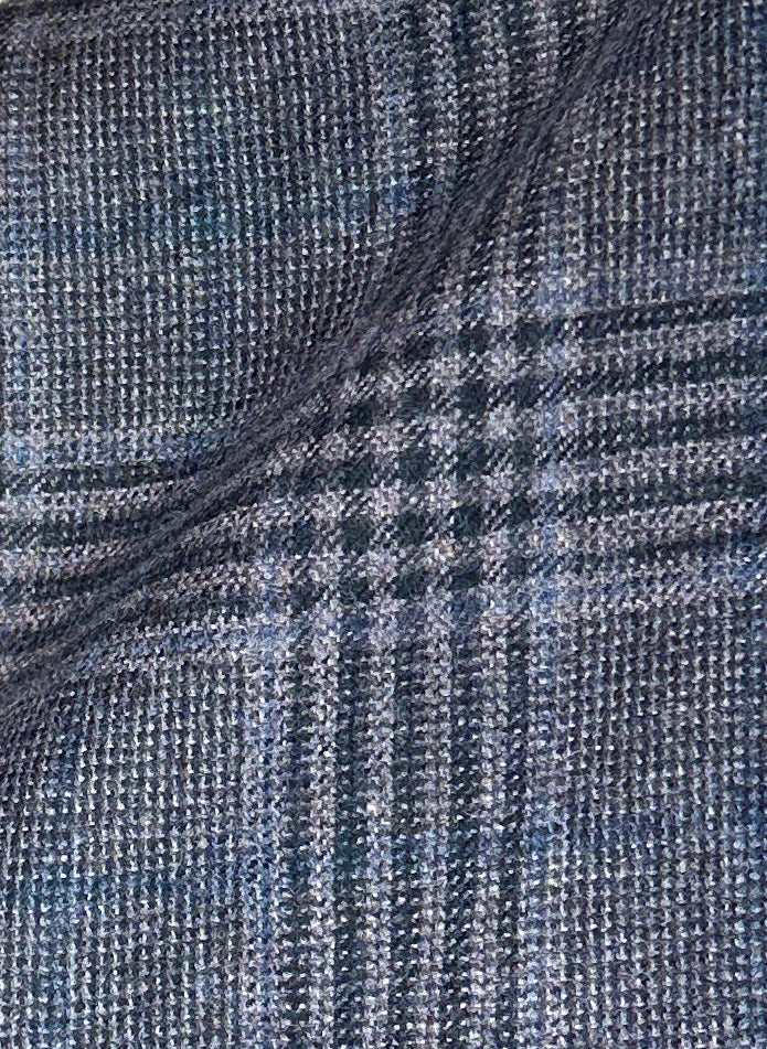 Brioni lavendelkleurige jas van wol, kasjmier en zijde