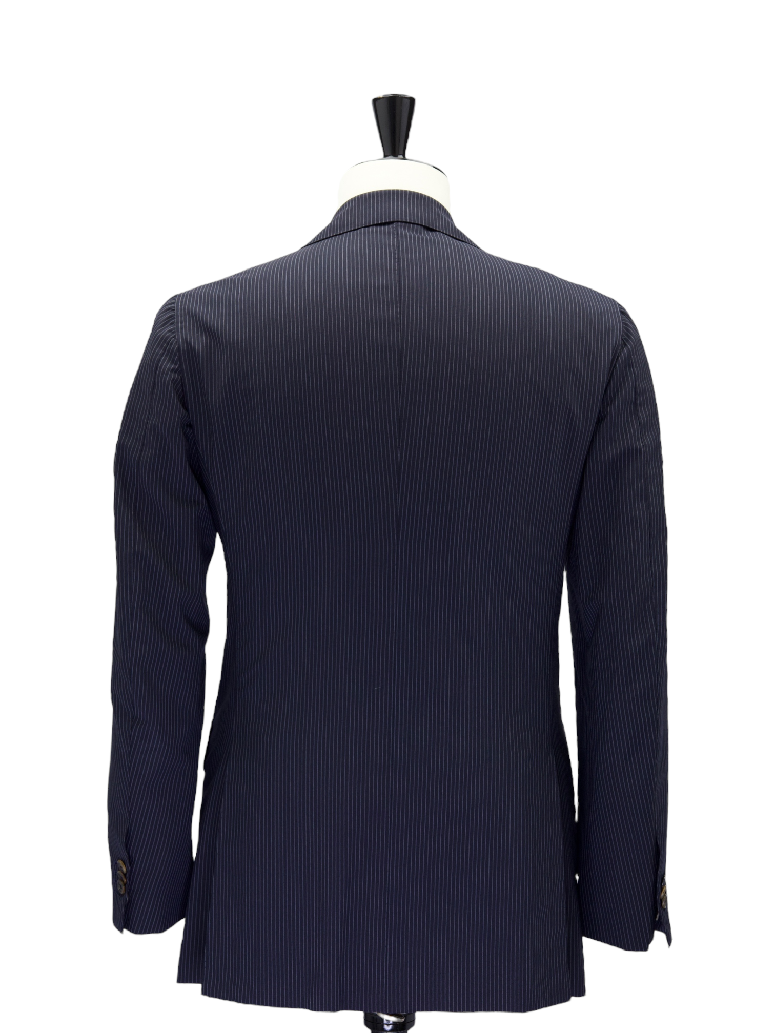 Orazio Luciano Black Pinstripe Suit