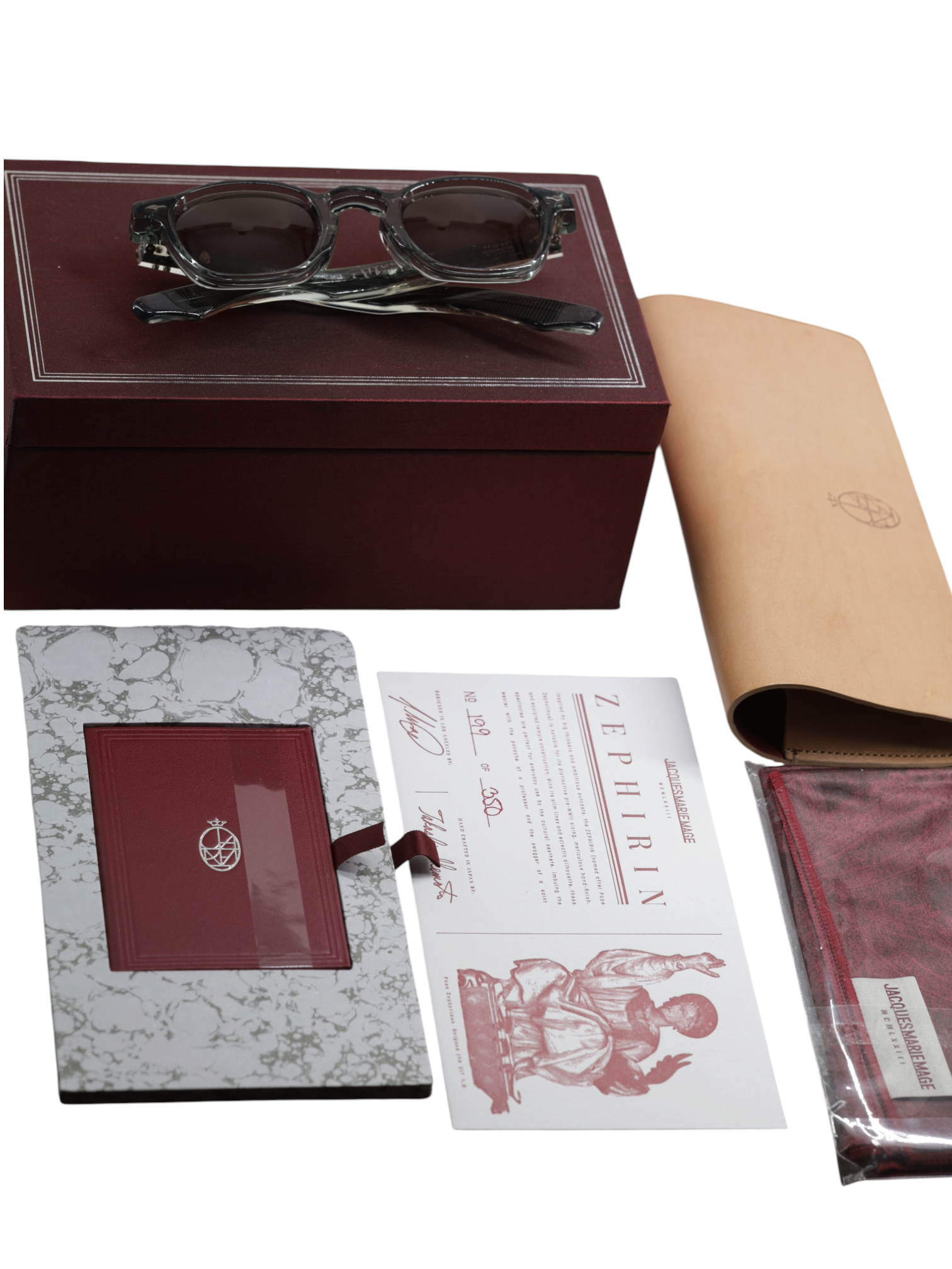 Jacques Marie Mage Zephirin Sun Juniper 44 Limited Edition Sunglasses