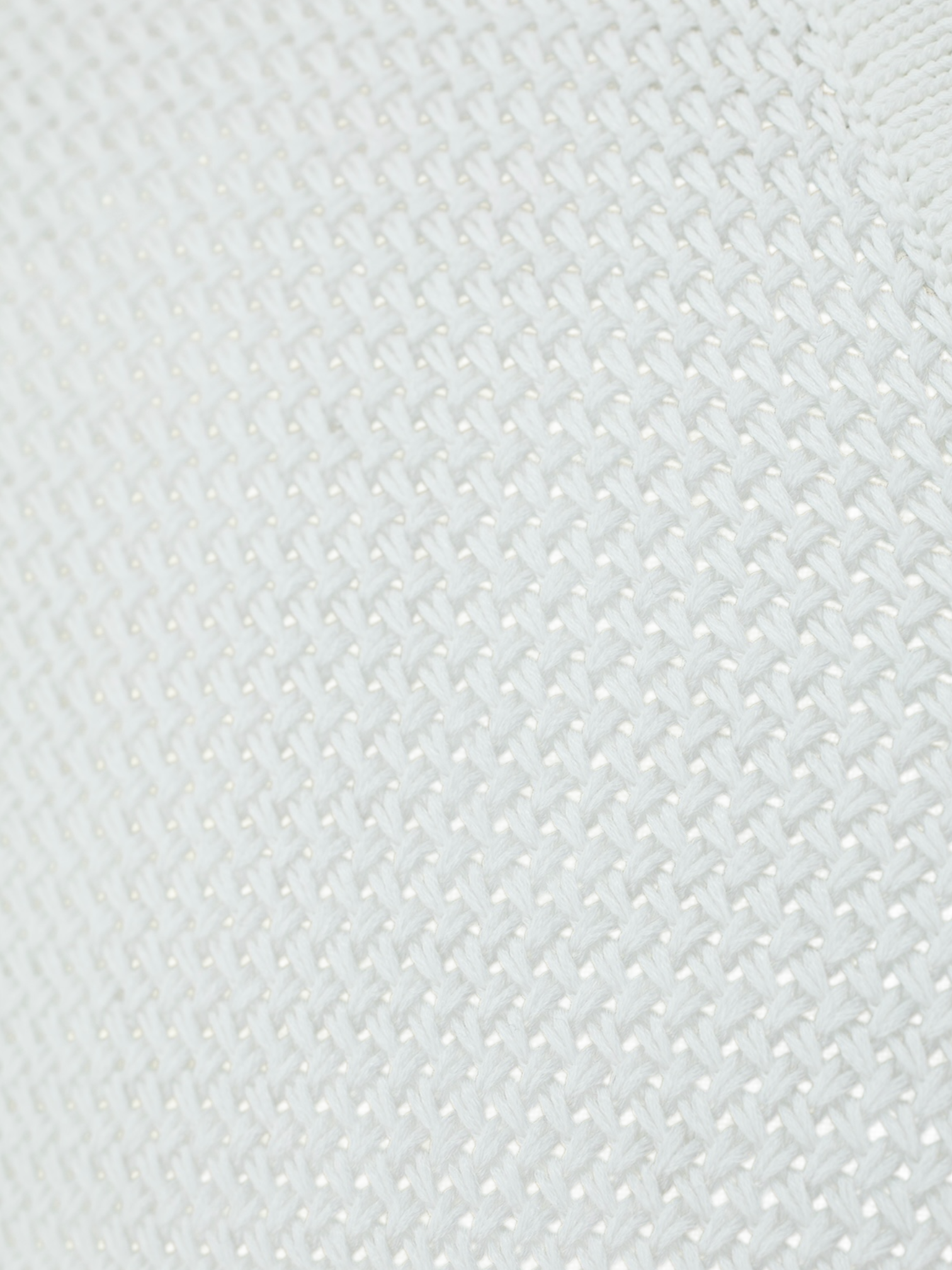 Fioroni White Cotton & Silk Tricot "The Talented Mr. Ripley" Polo